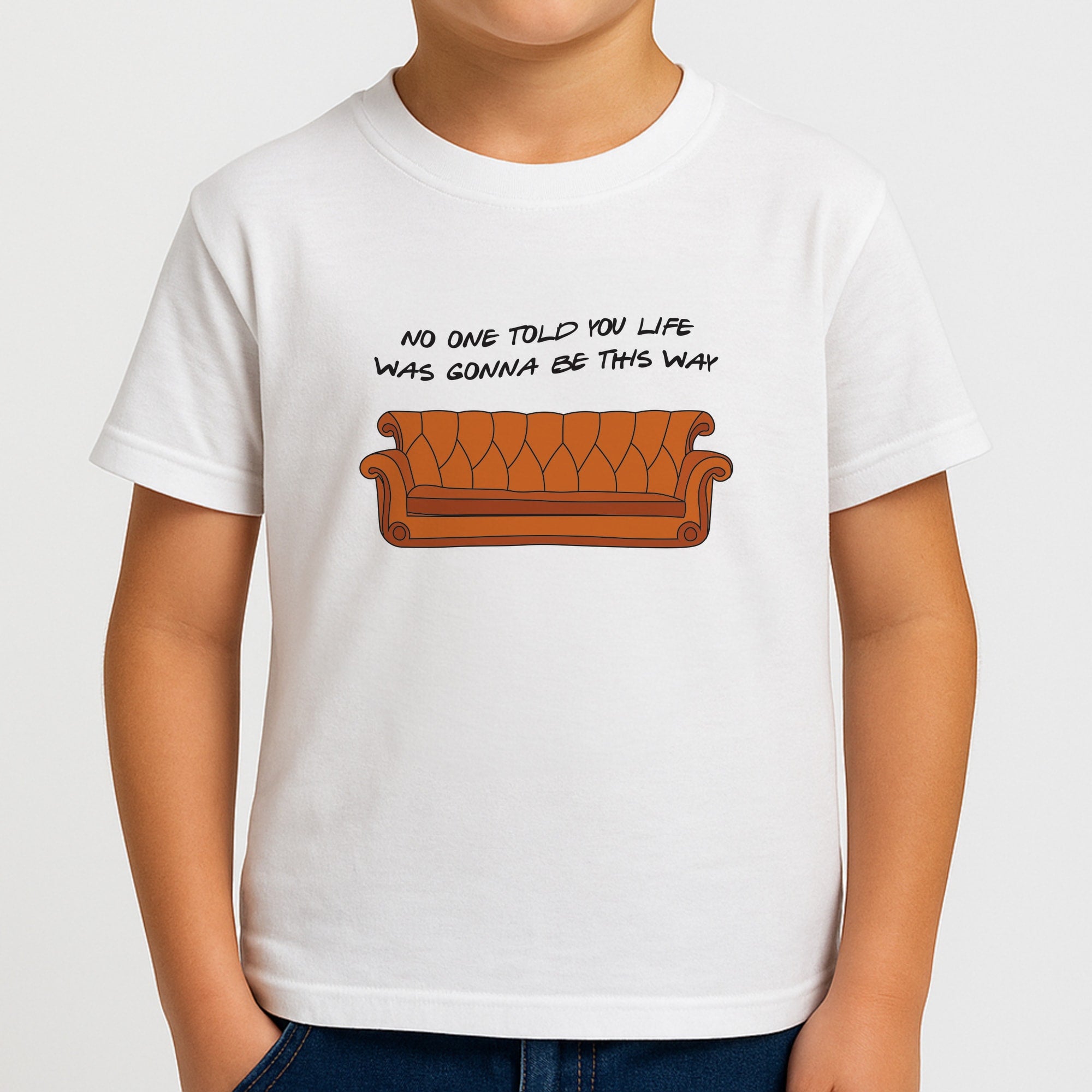 No One Told You Pattern Boys T-Shirt