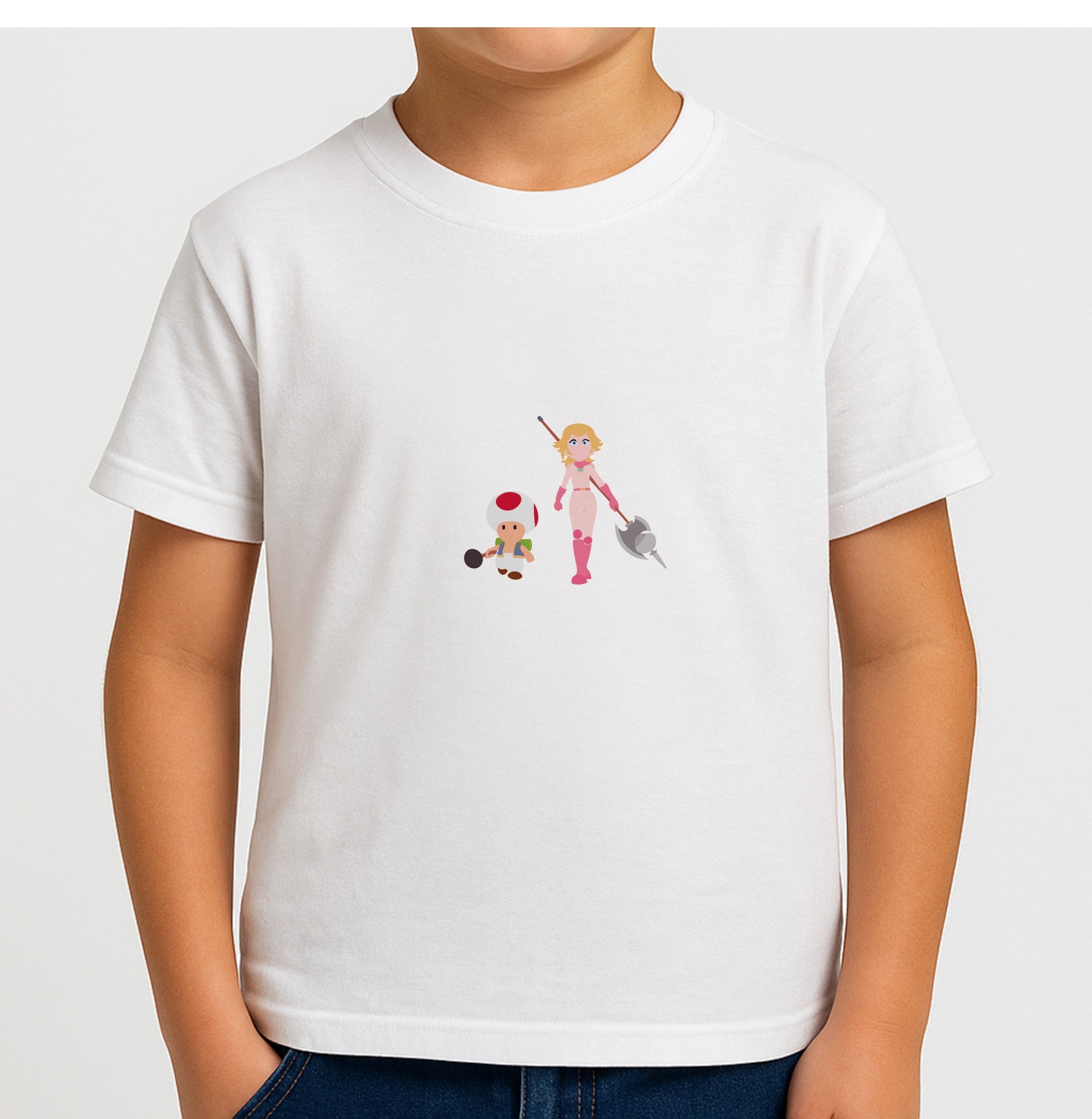 Toad And Peach Boys T-Shirt