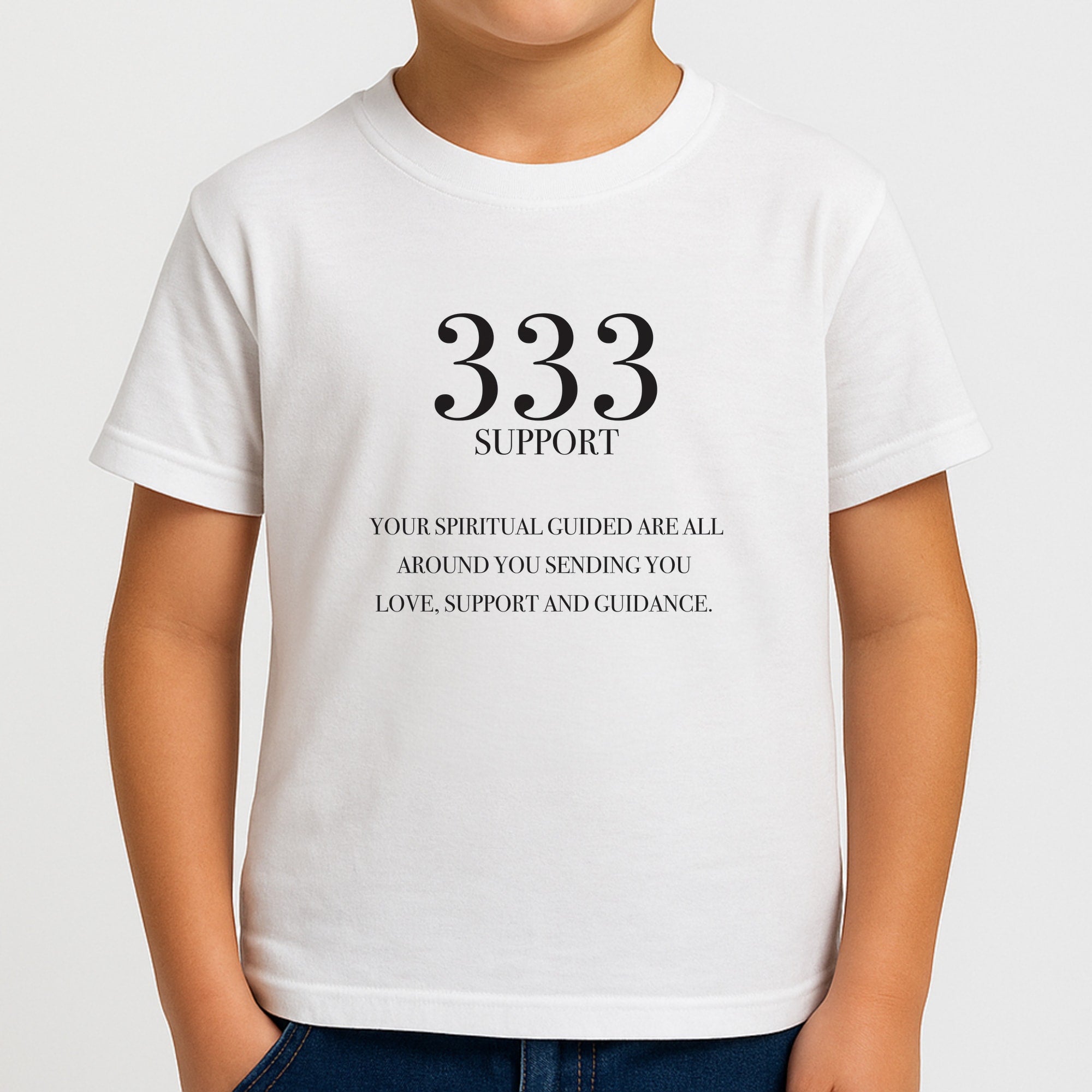333 - Angel Numbers Boys T-Shirt