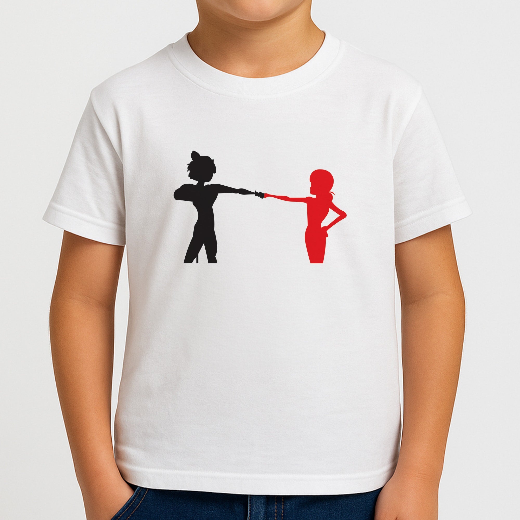Red And Black Boys T-Shirt