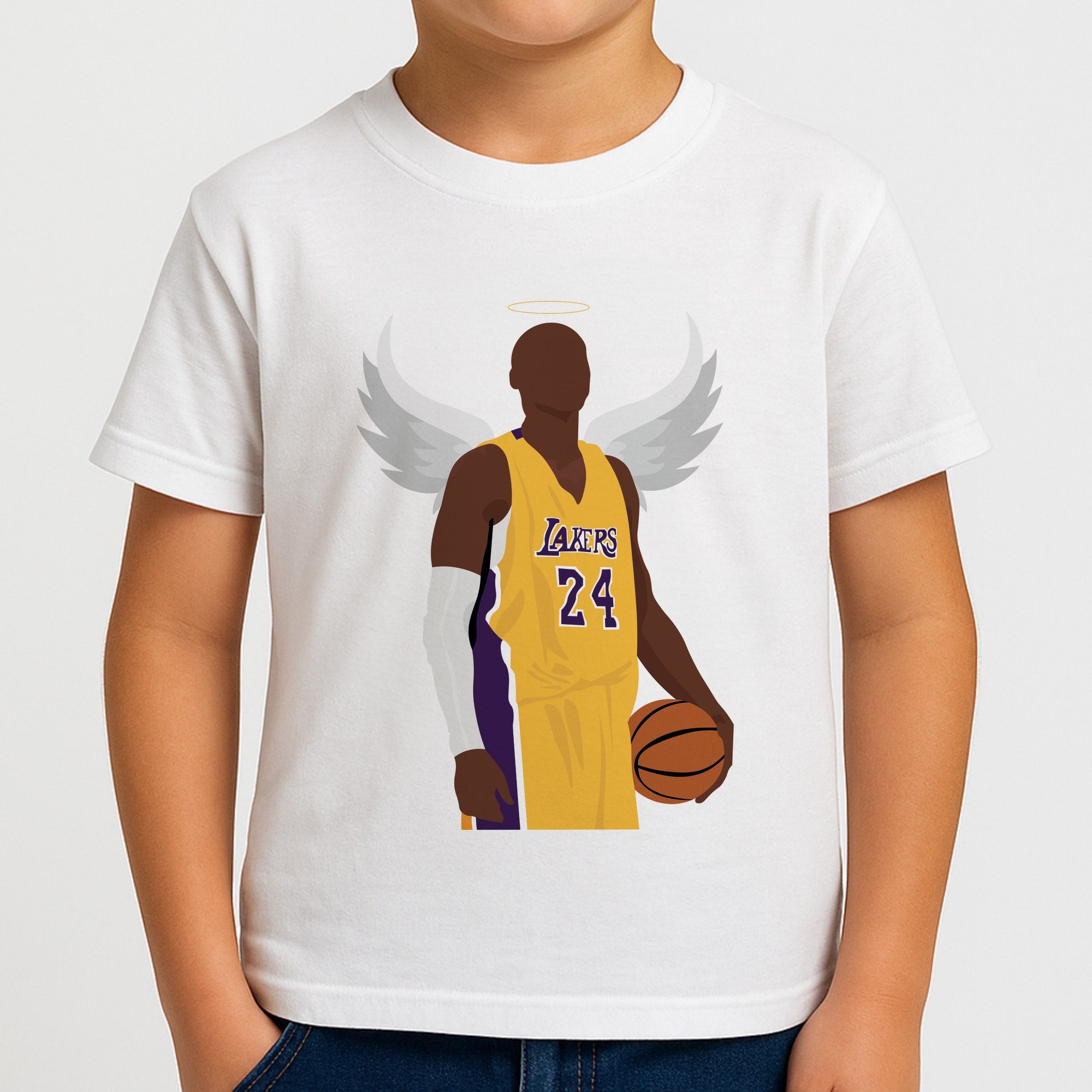 Kobe with wings - Basketball Boys T-Shirt