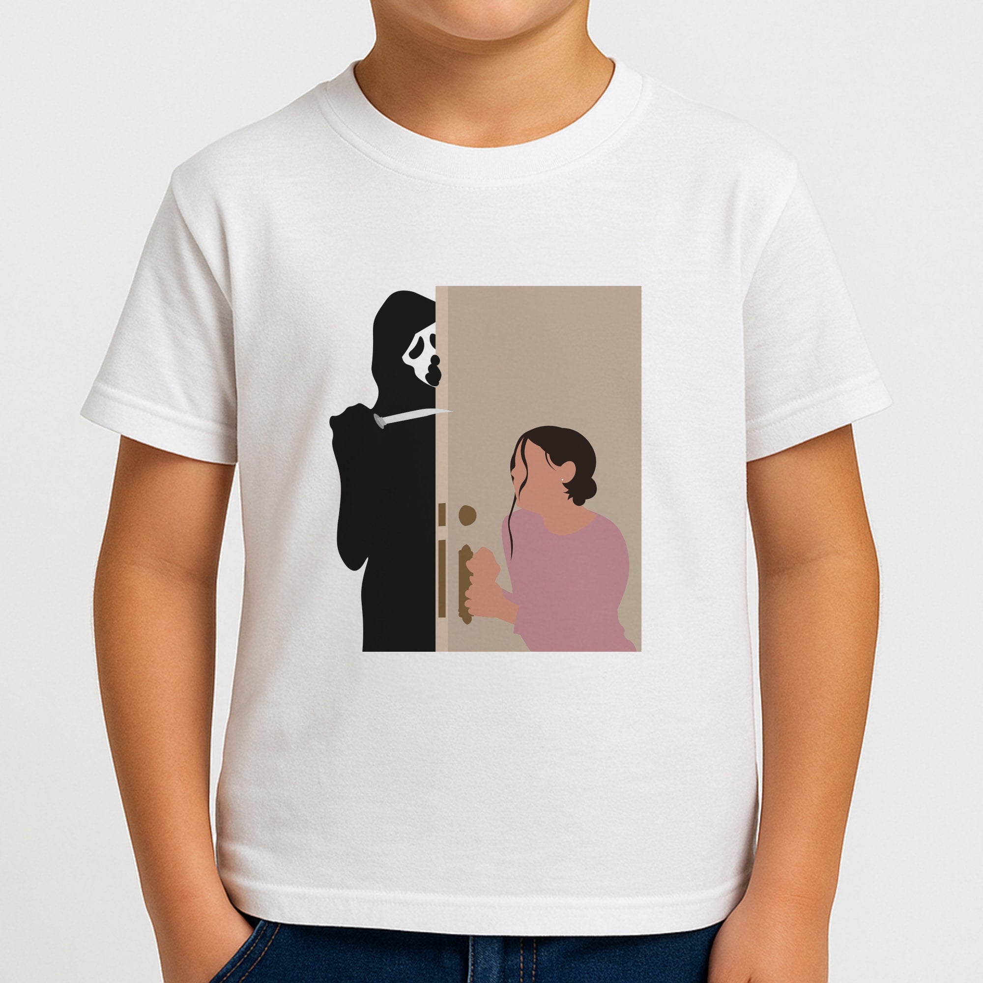 Tara And Ghostface - Scream Boys T-Shirt