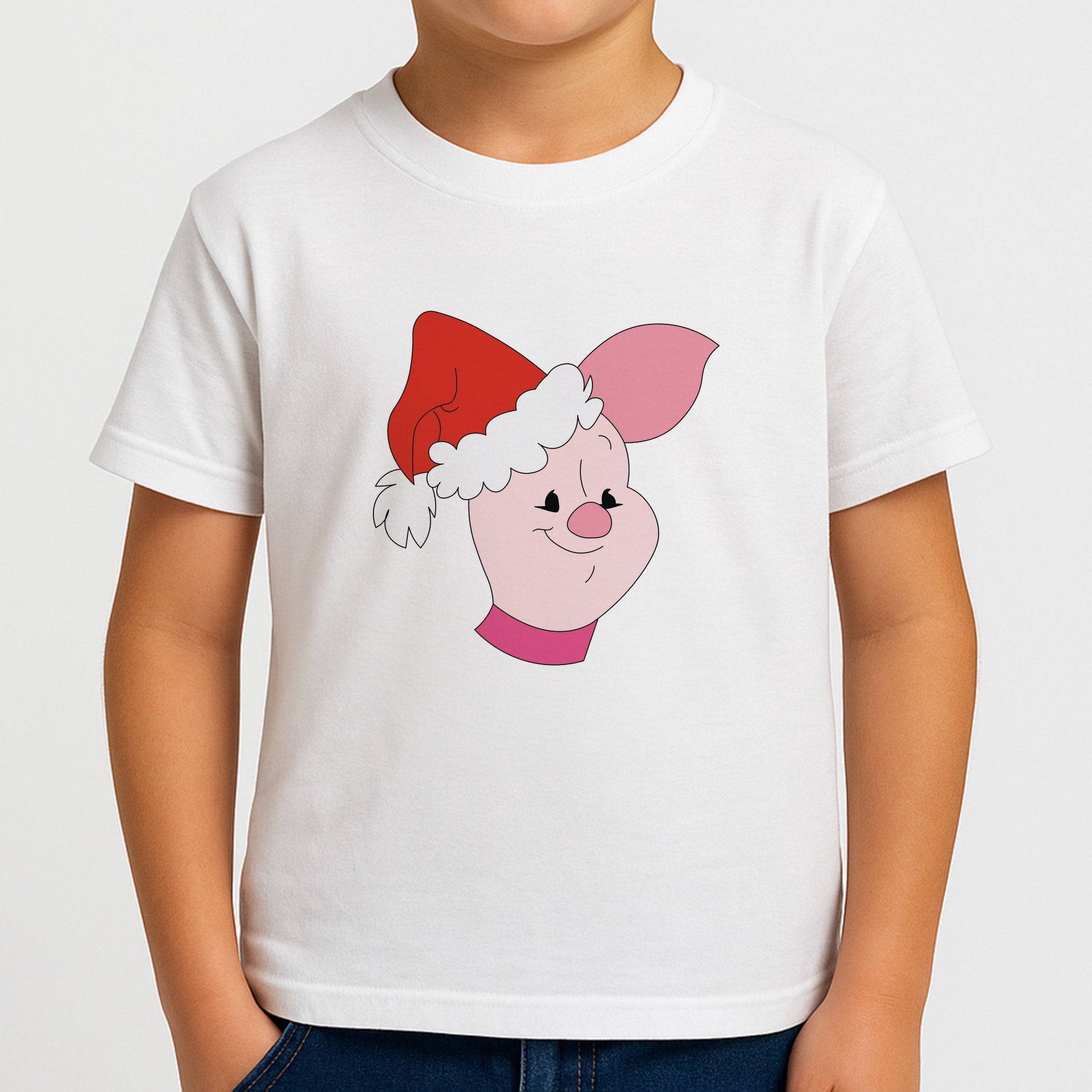 Pig Pattern Christmas Boys T-Shirt