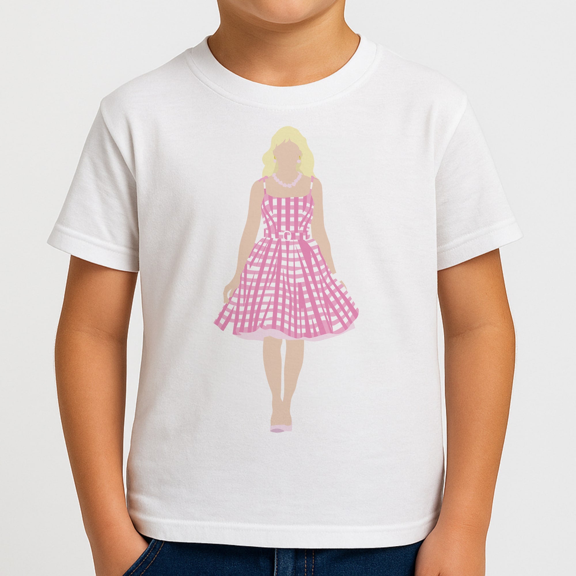 Pink Dress - Margot Boys T-Shirt