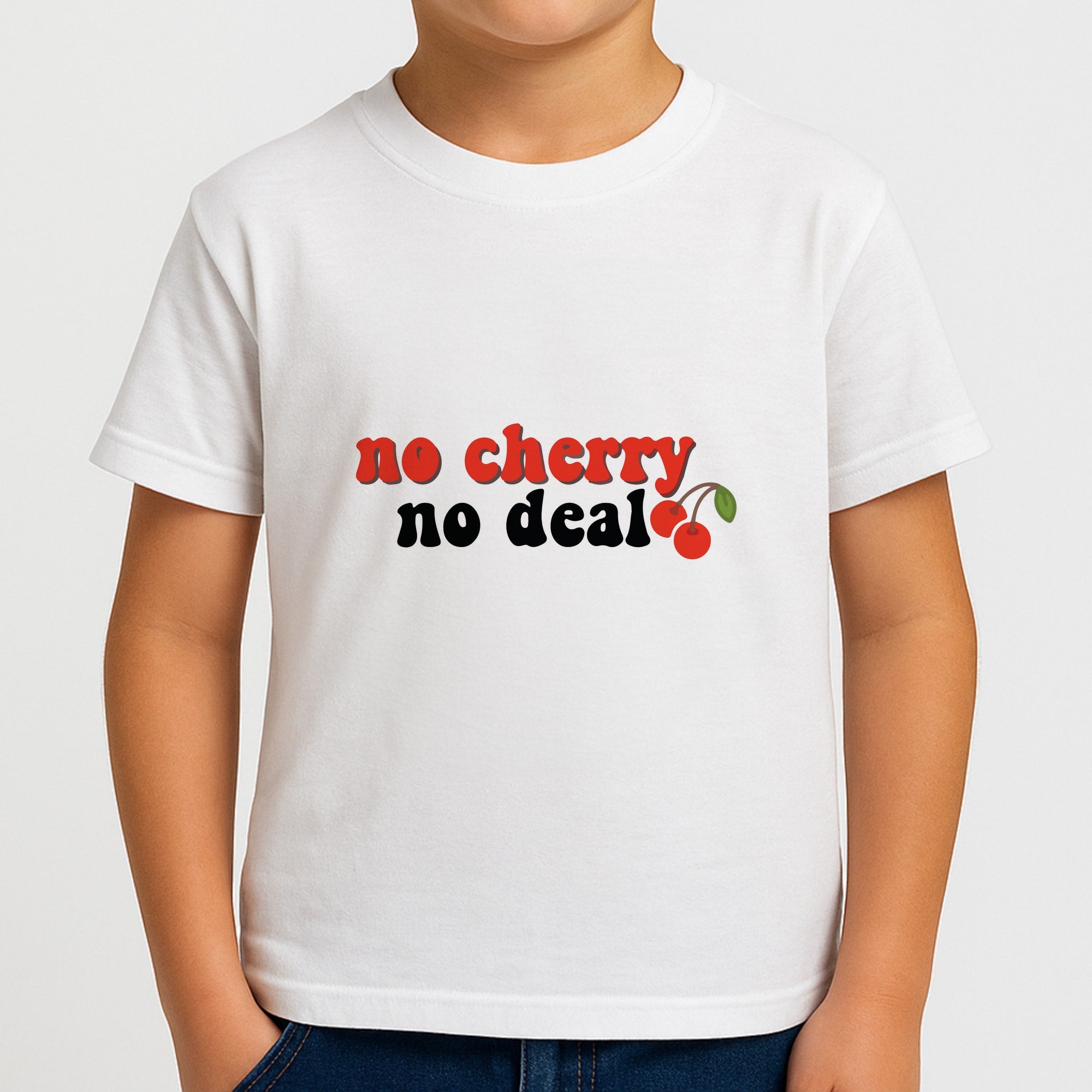 No Cherry No Deal Kids T-Shirt