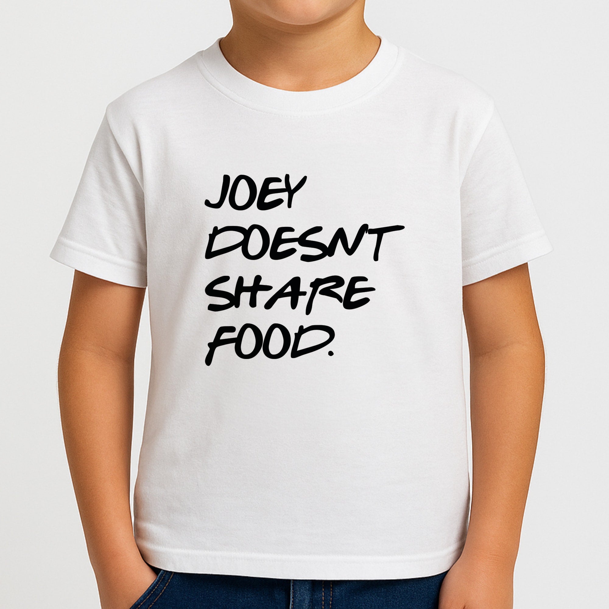 Joey Doesn't Share Food, Black Boys T-Shirt