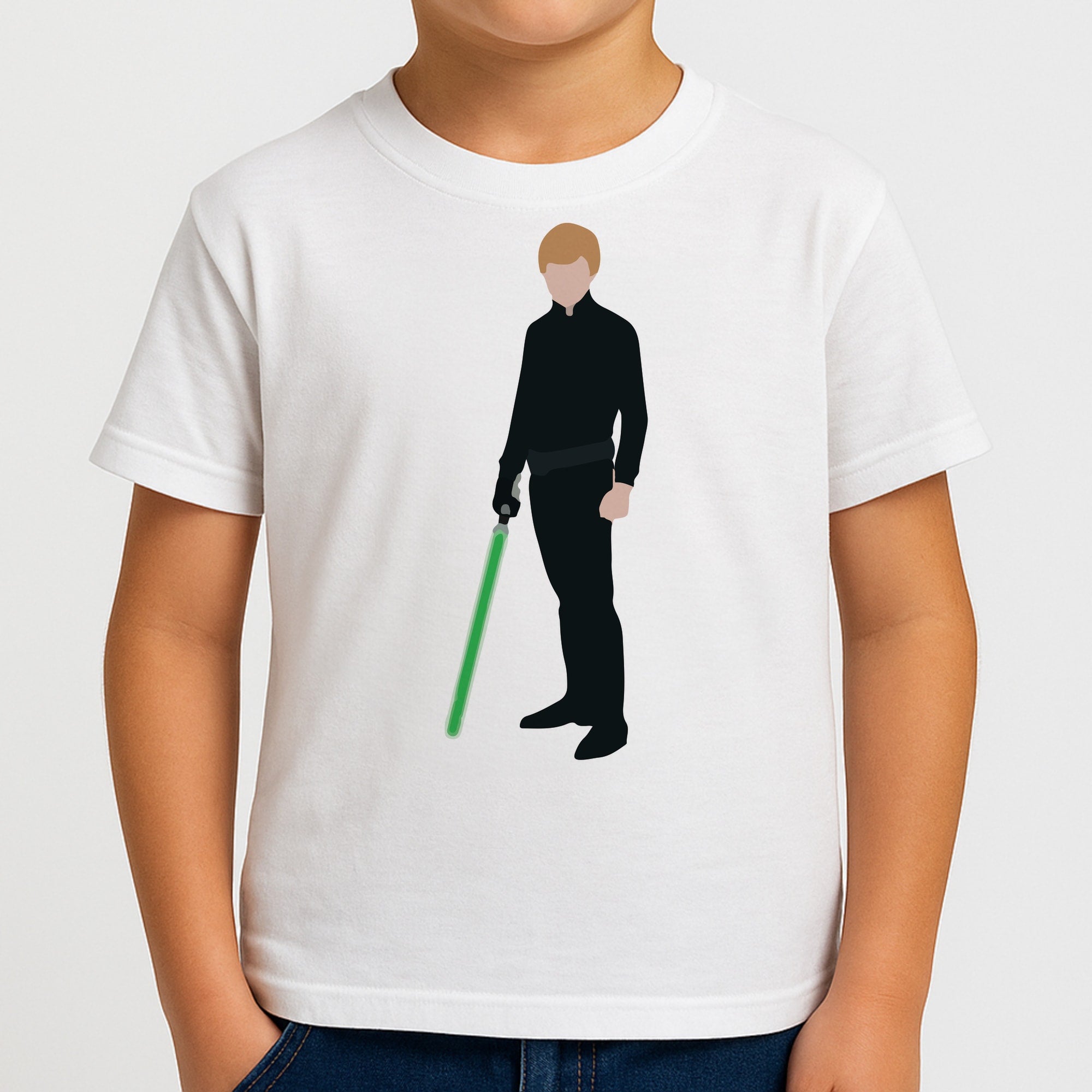 Skywalker Green Lightsaber Kids T-Shirt