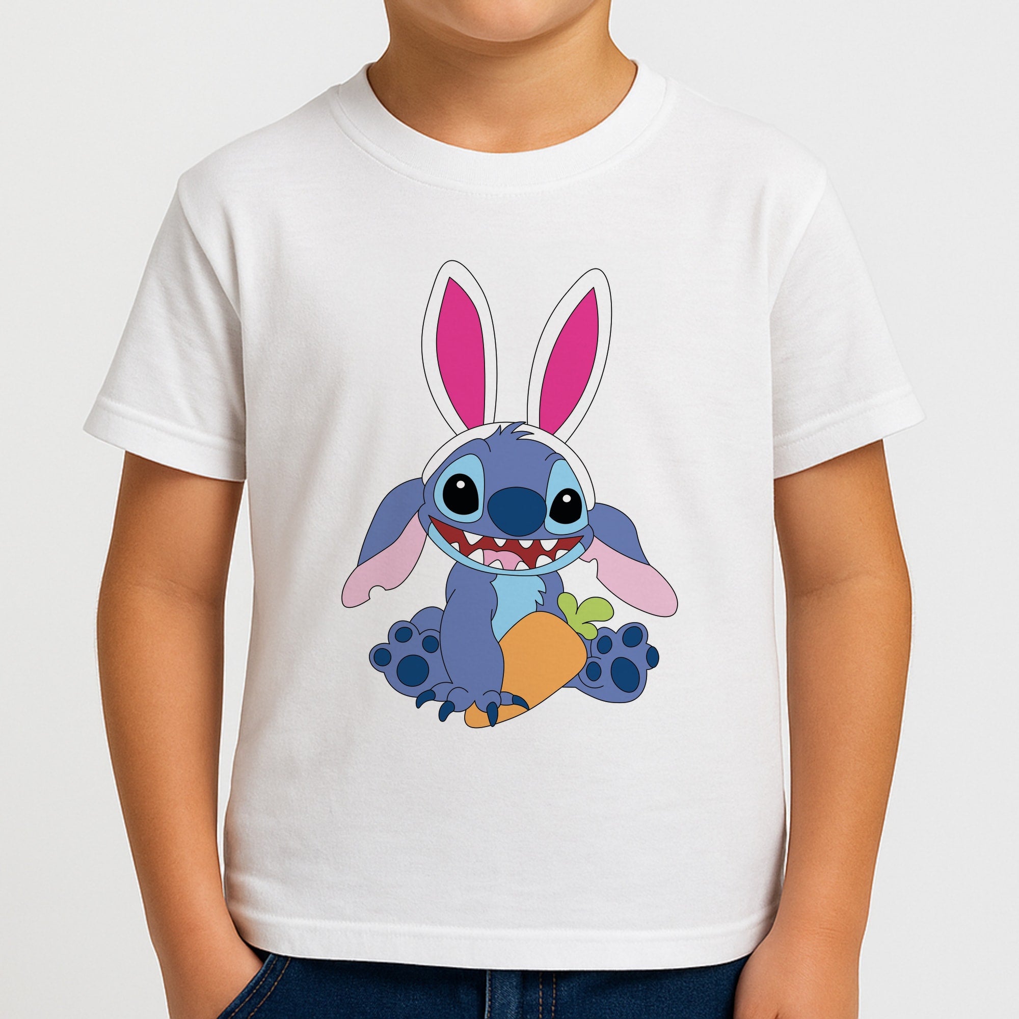 Easter Bunny Blue Alien Boys T-Shirt