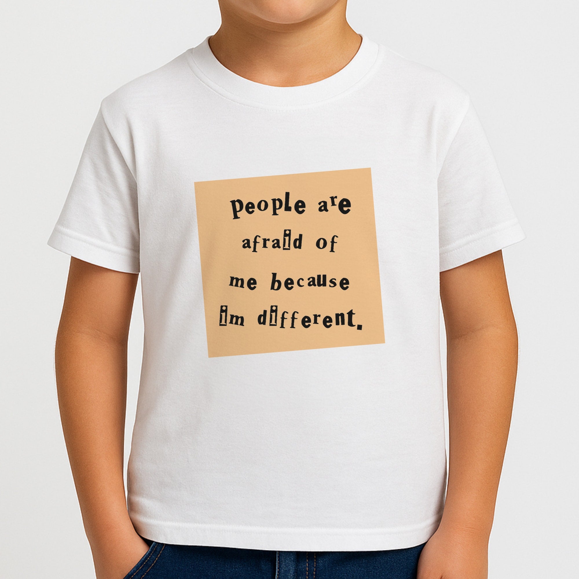 People Are Afraid Of Me - Scissorhands Boys T-Shirt