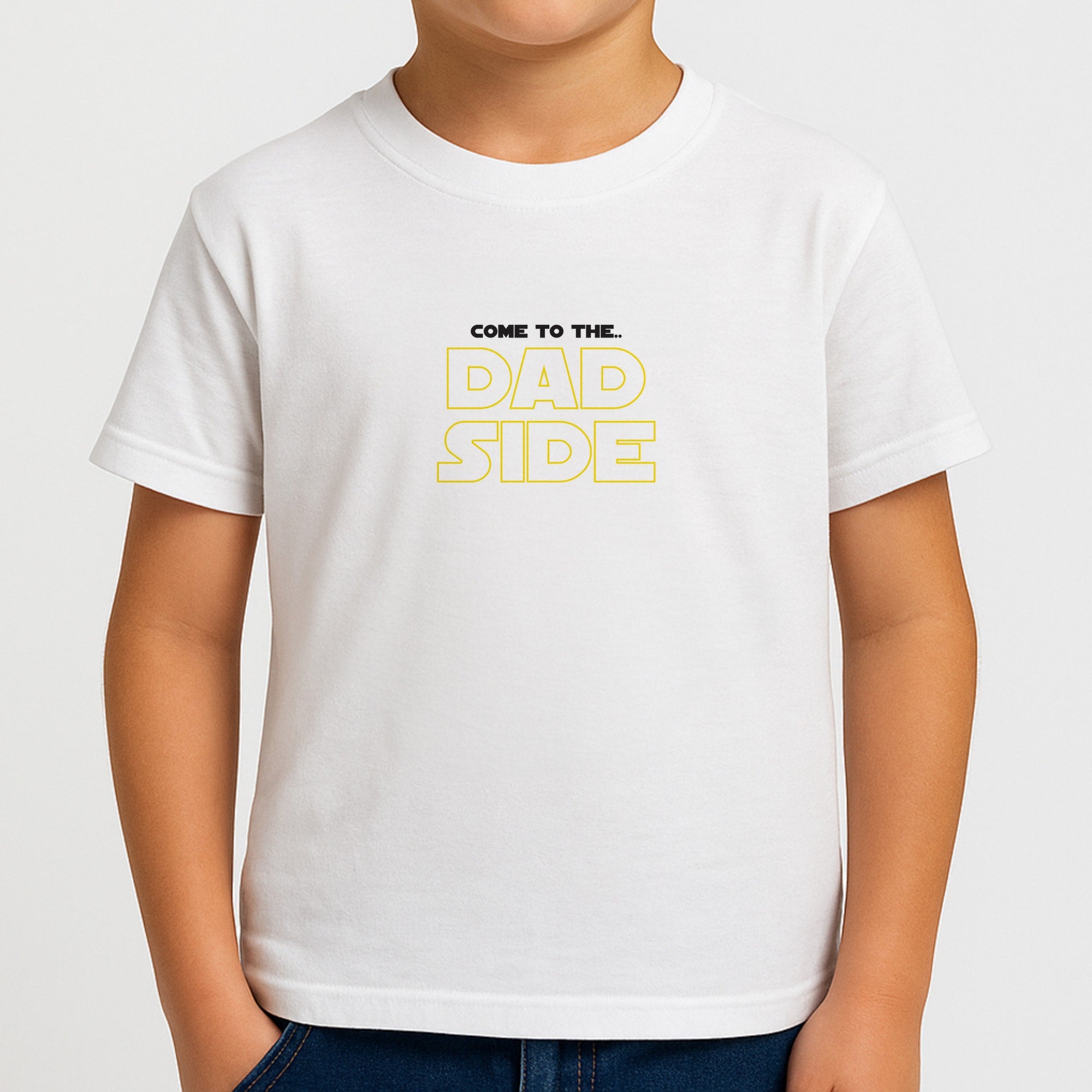 Come To The Dad Side - Personalised Father's Day Boys T-Shirt