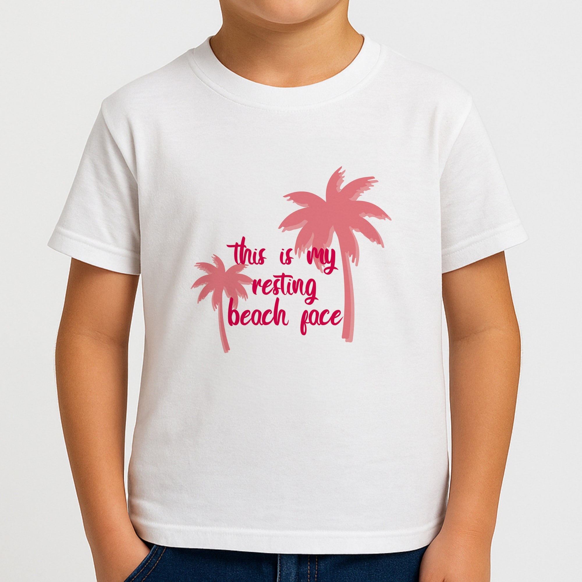 This Is My Resting Beach Face - Summer Quotes Boys T-Shirt