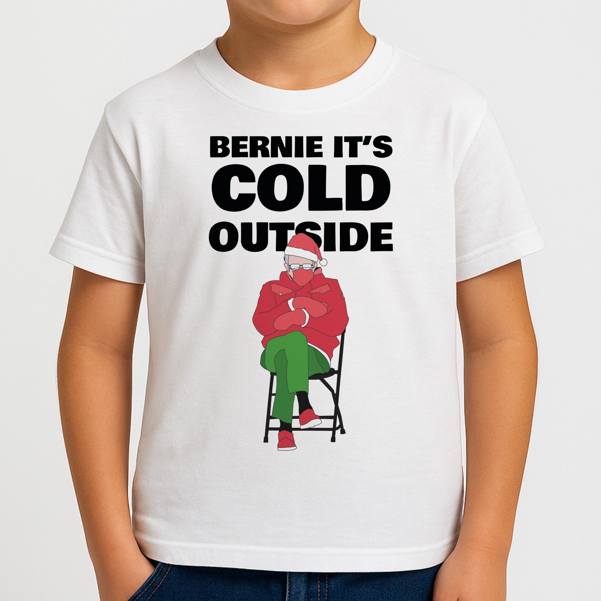 Bernie It's Cold Outside Boys T-Shirt