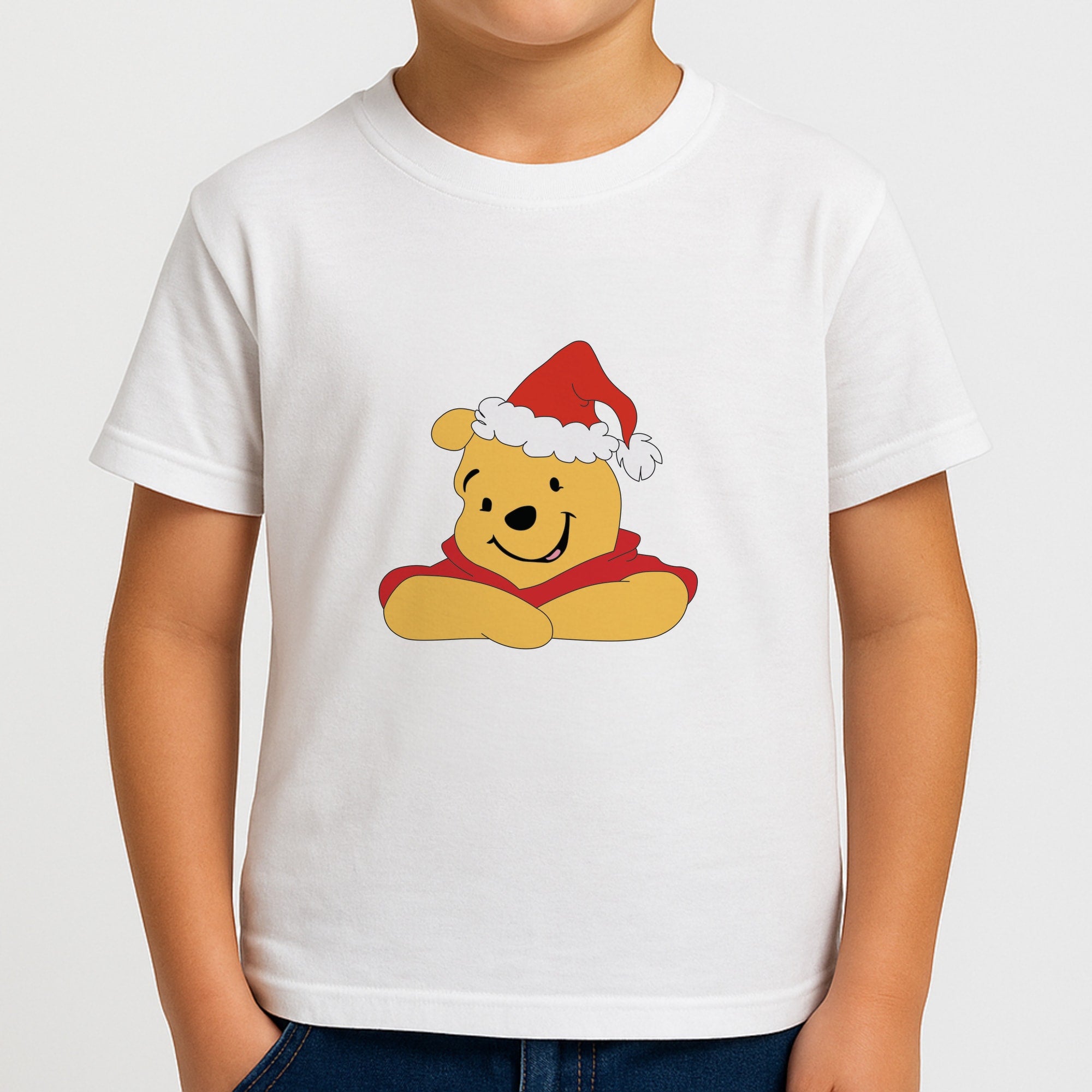 Winnie Pattern Christmas Boys T-Shirt