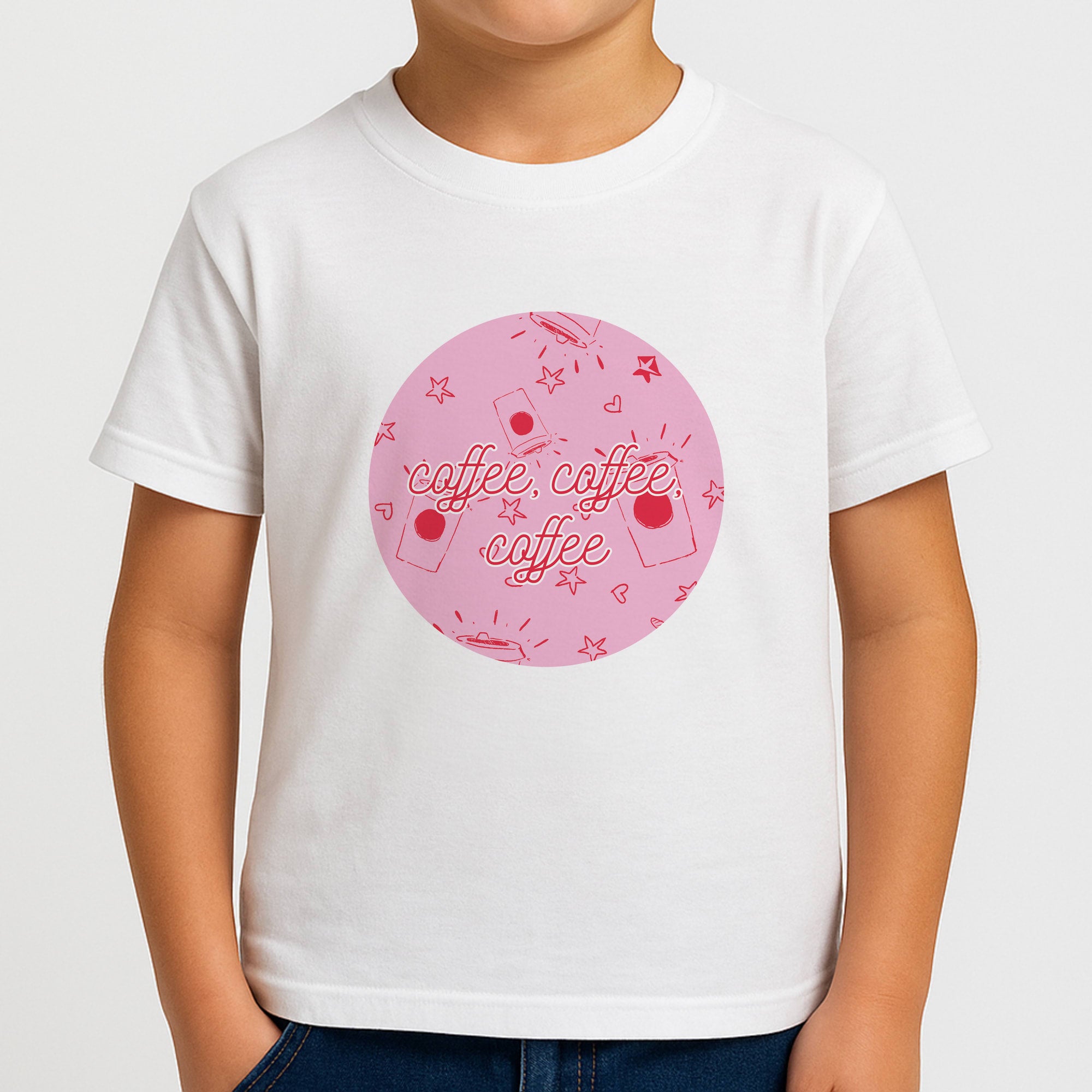 Coffee Pattern - Chamberlain Boys T-Shirt
