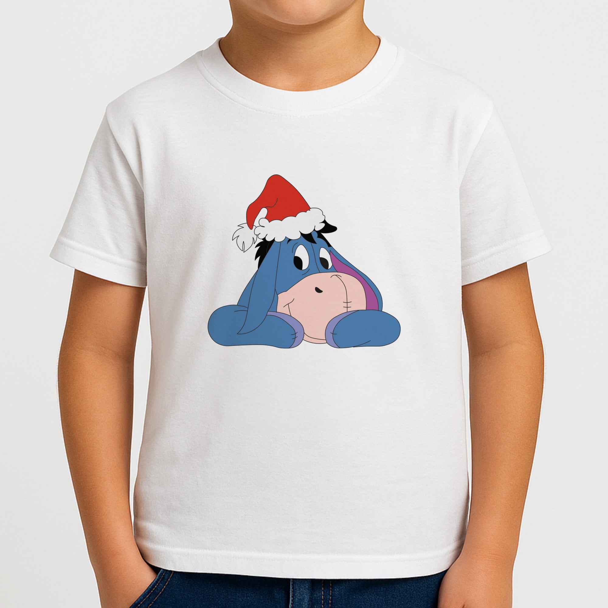 Donkey Pattern Christmas Boys T-Shirt