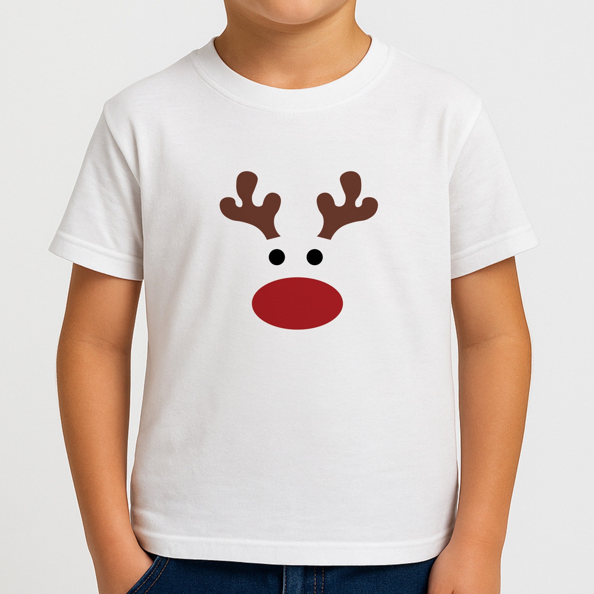 Rudolph Red Nose - Christmas Boys T-Shirt