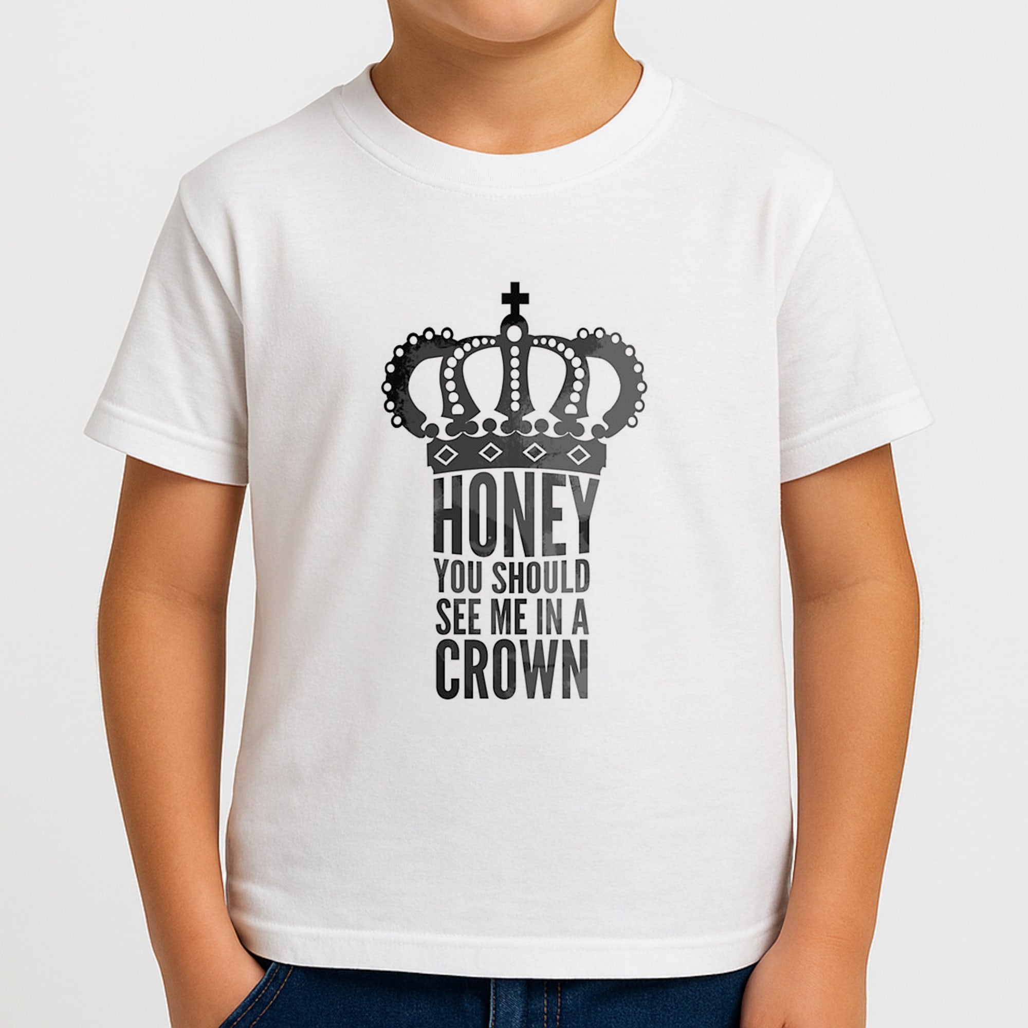 Honey You Should See Me In A Crown Boys T-Shirt