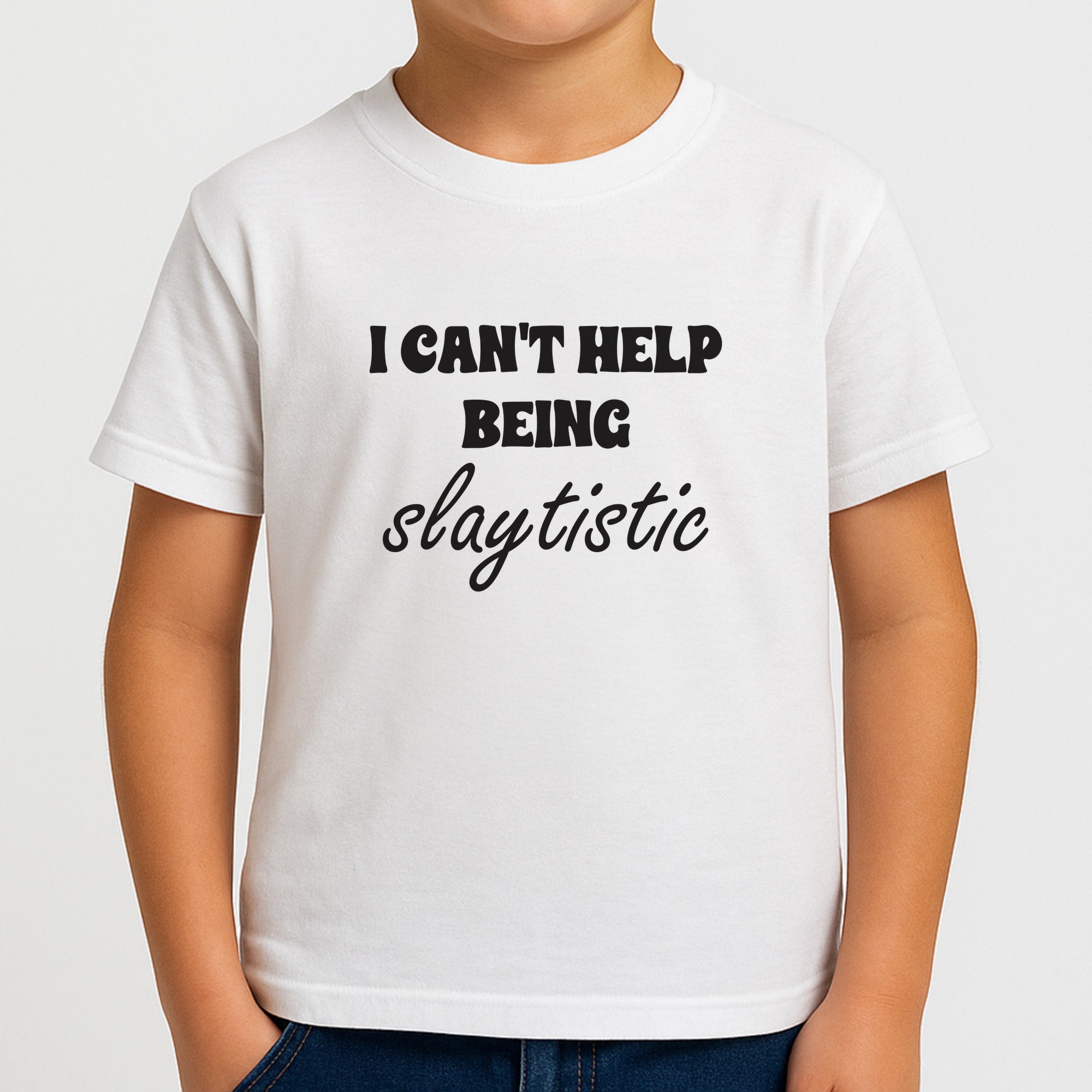 I Can't Help Being Slaytistic - TikTok Trends Boys T-Shirt
