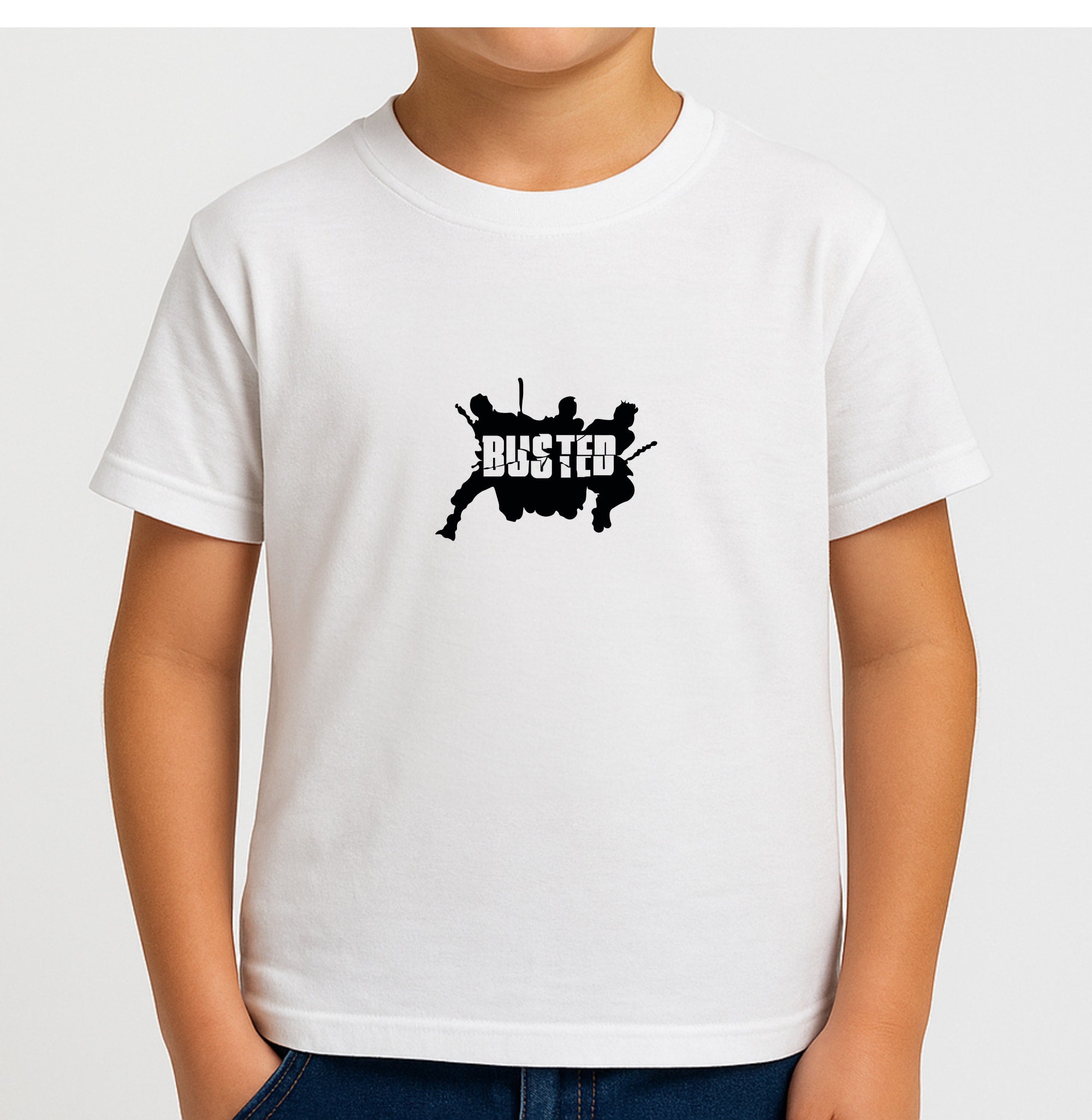 Splatter Text - Bust Band Boys T-Shirt