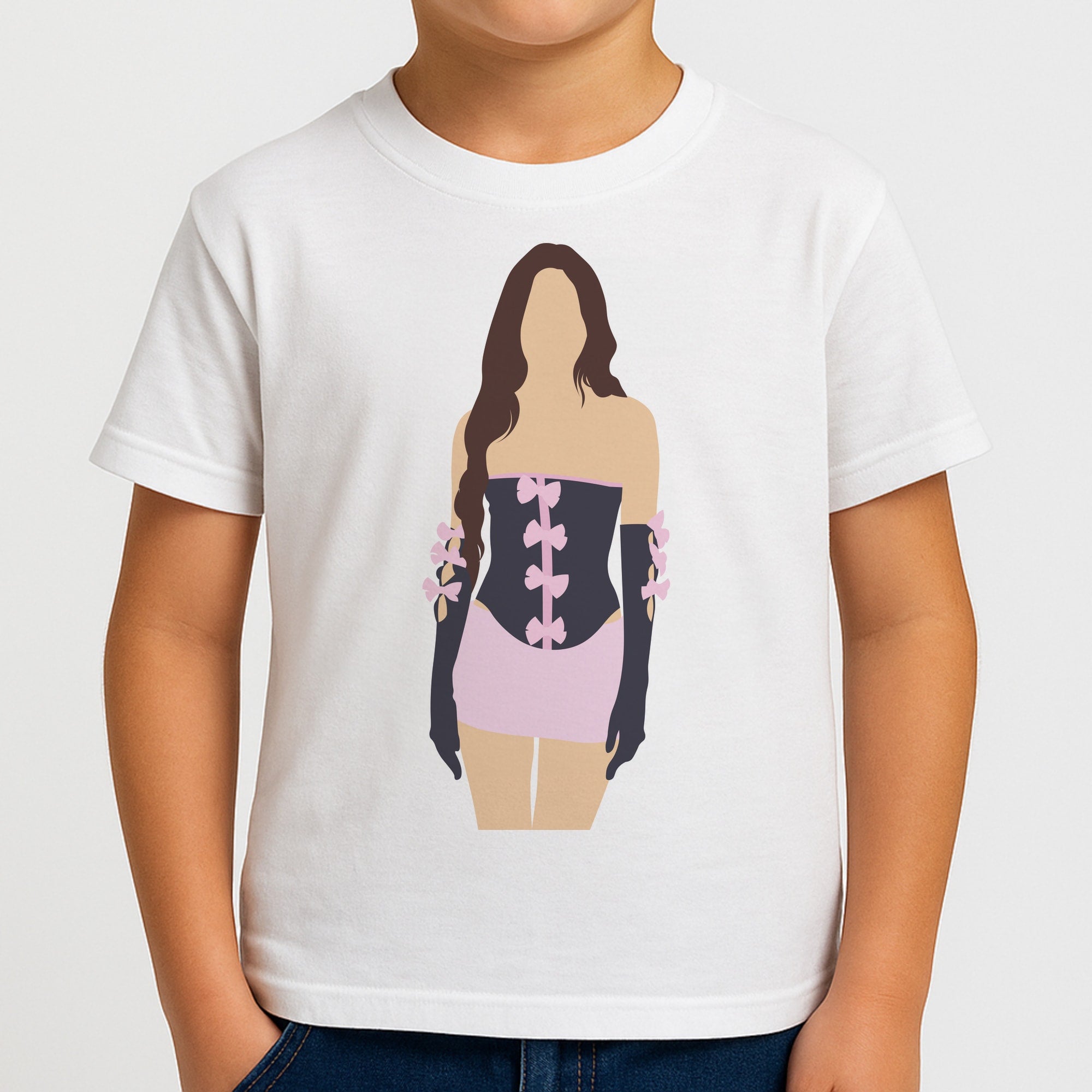 Pink Hearts - Olivia Boys T-Shirt