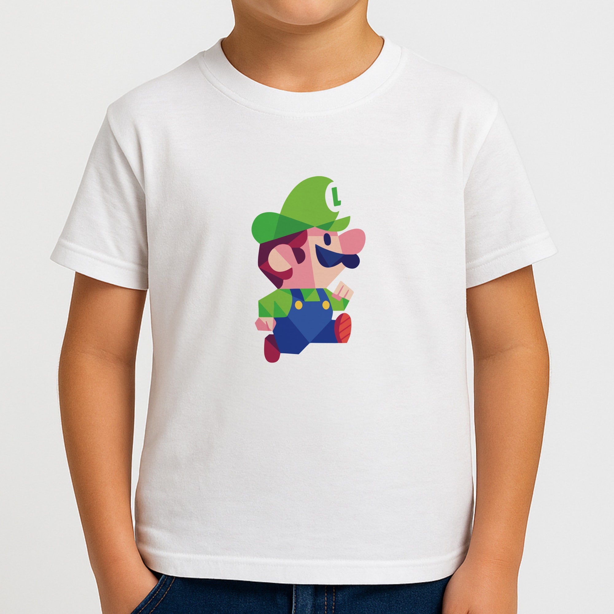 Running Luigi - Mario Boys T-Shirt