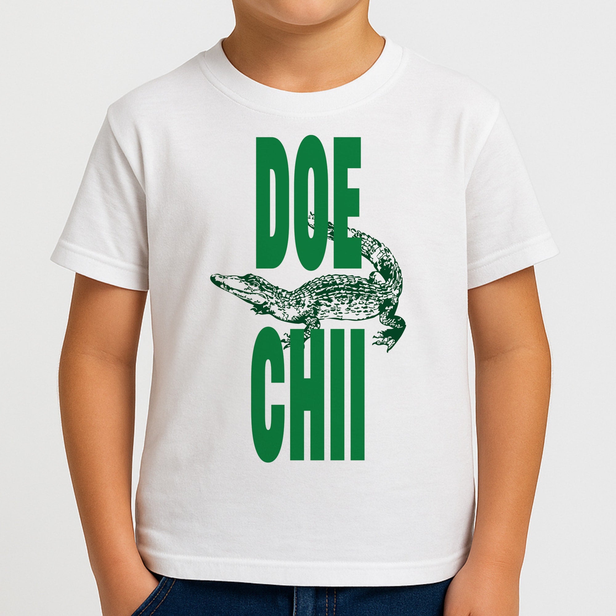 Rapper Alligator Print Boys T-Shirt