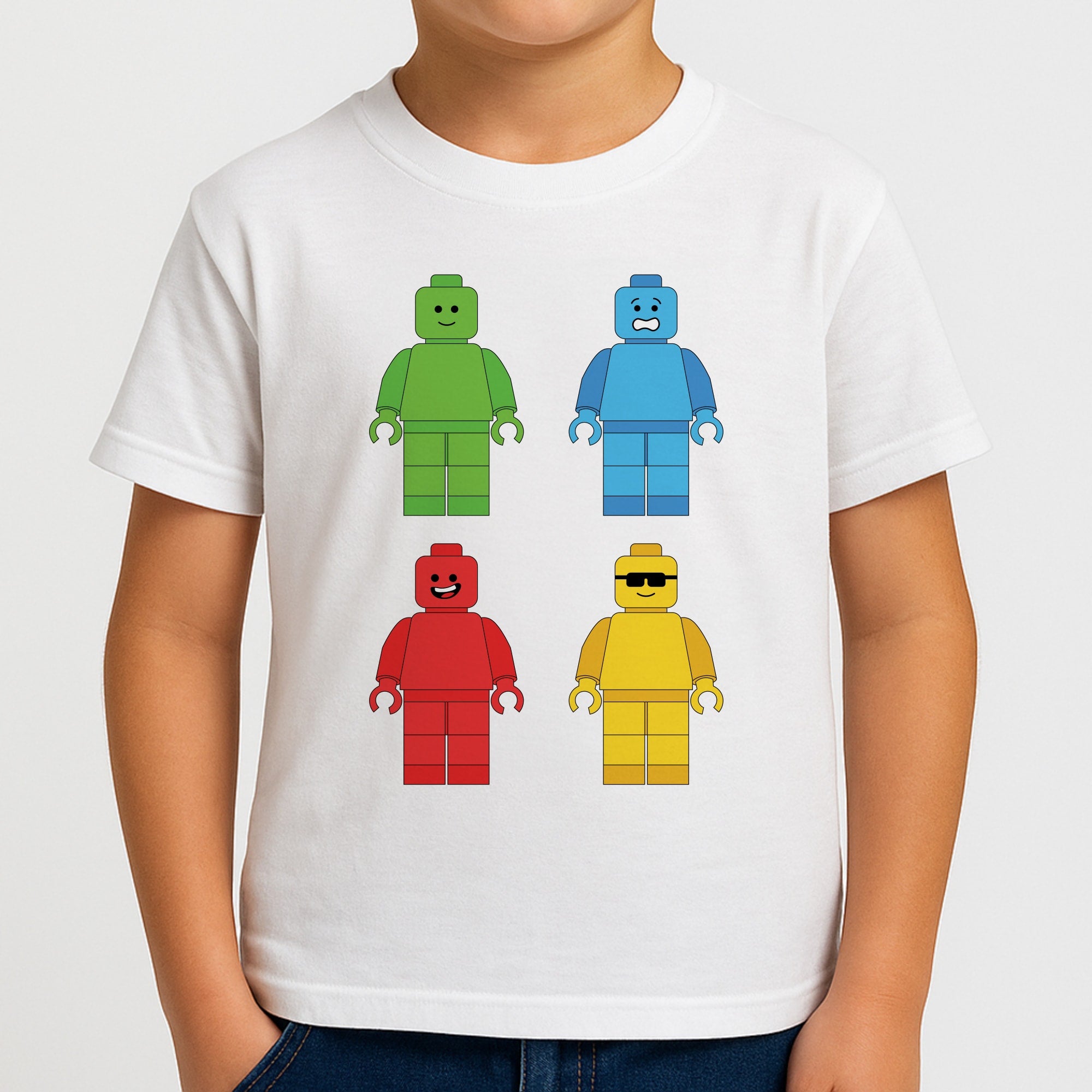 Bricks Figures Rainbow Boys T-Shirt