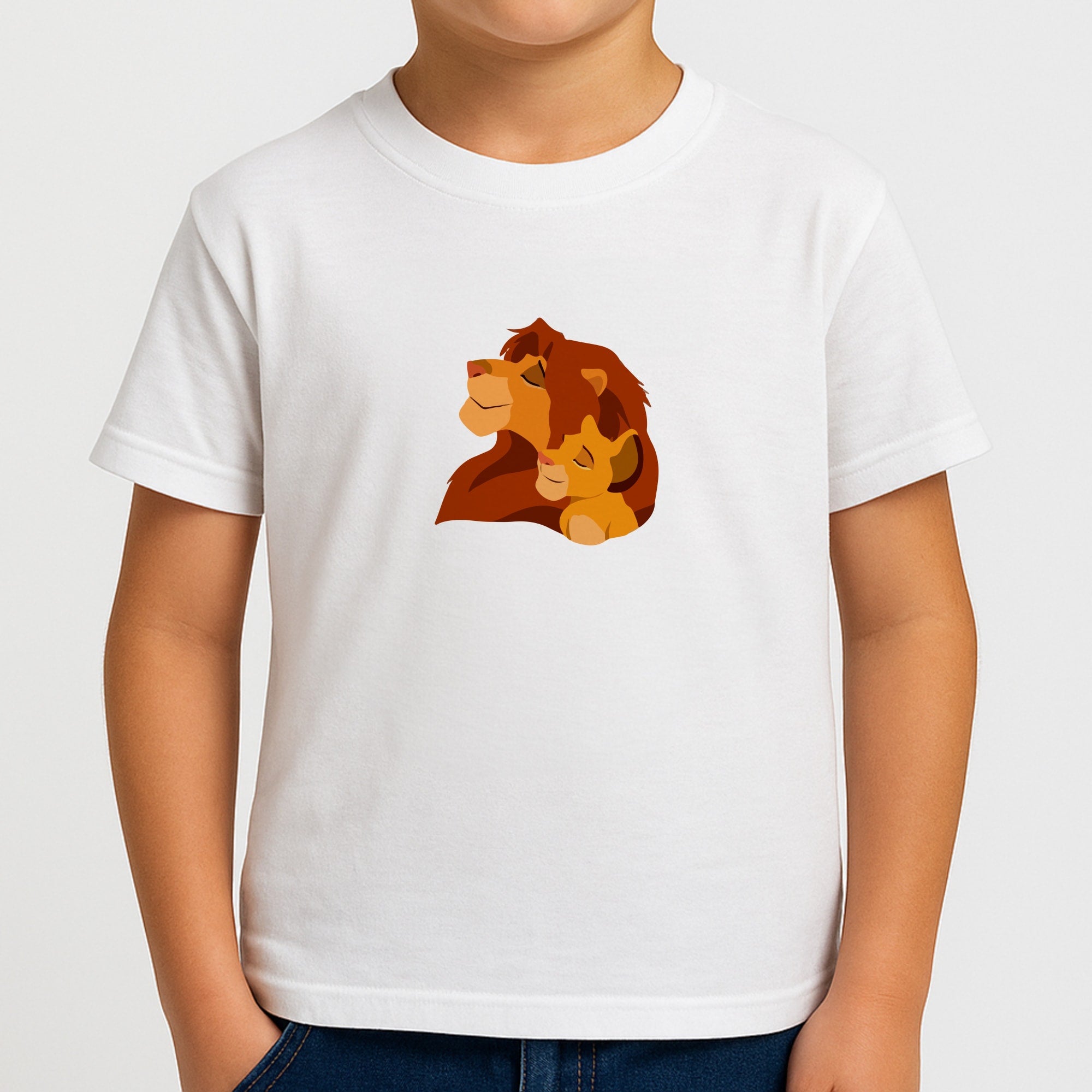 King Lion And Cub Boys T-Shirt