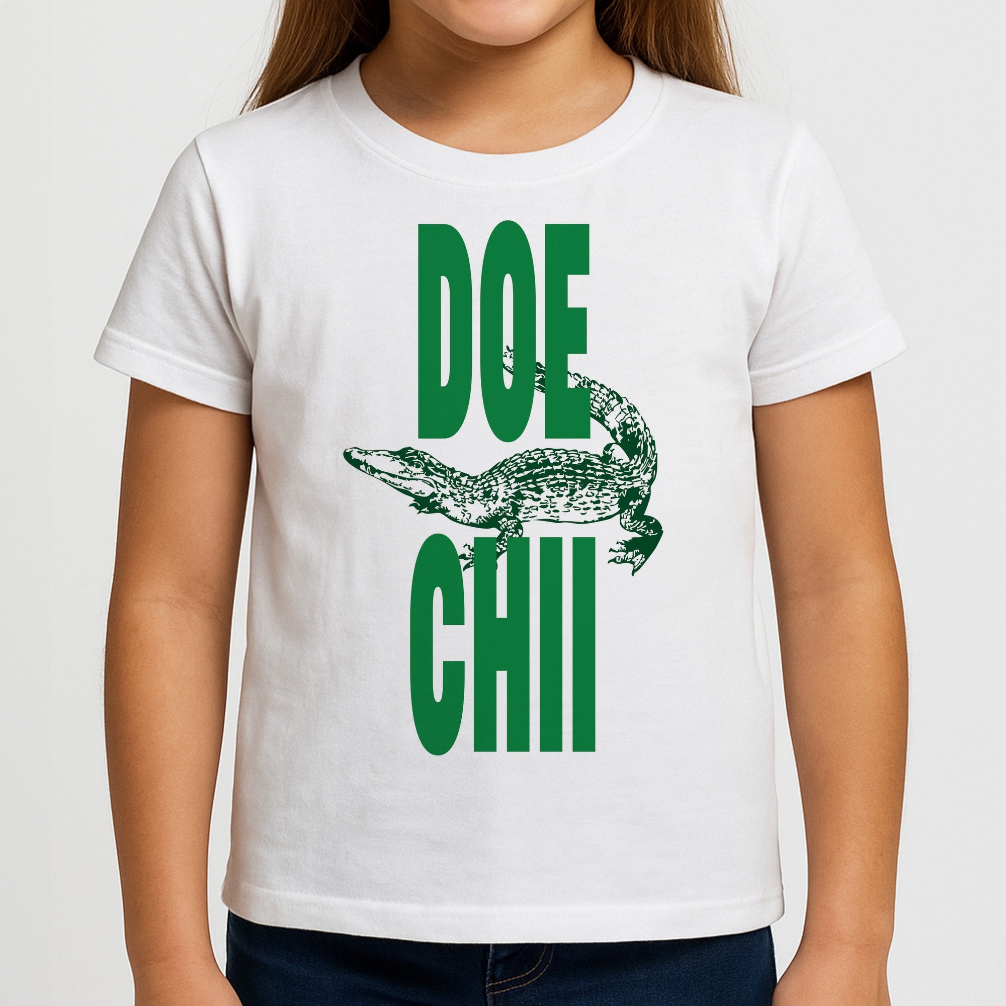 Rapper Alligator Print Girls T-Shirt