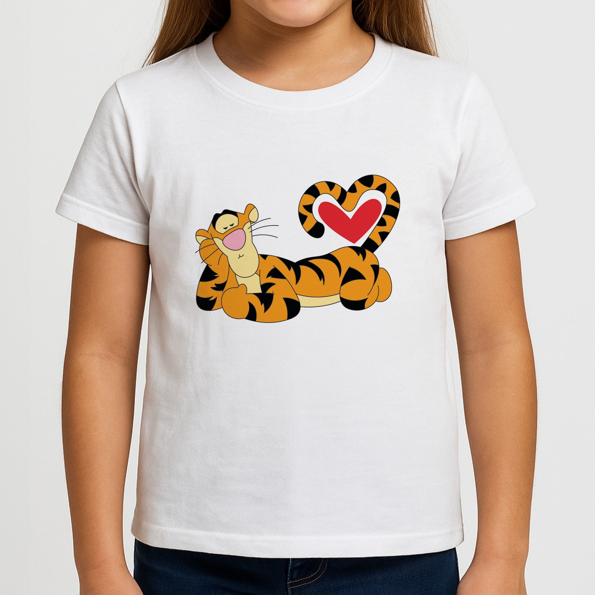 Tiger Valentine's Girls T-Shirt