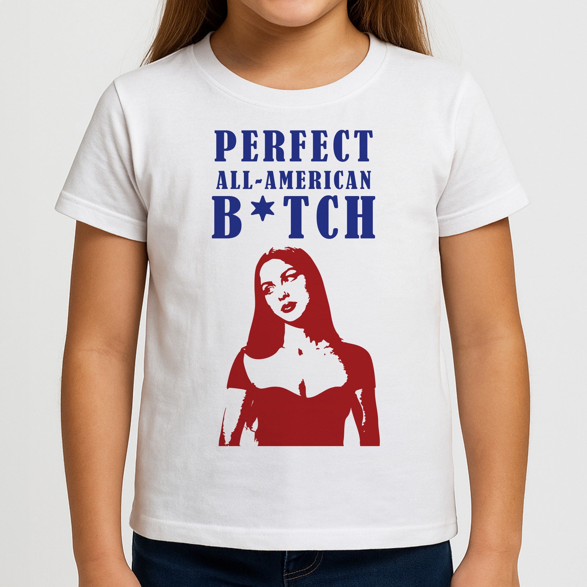 All American Stripes Girls T-Shirt