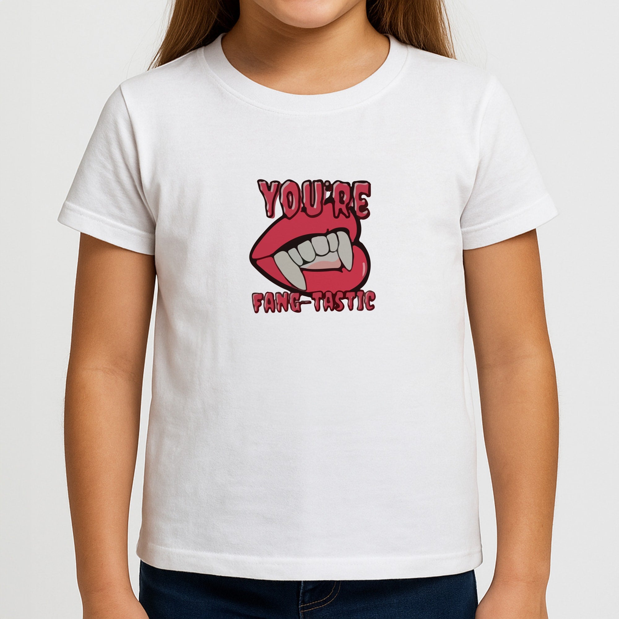You're Fang-Tastic - Halloween Girls T-Shirt