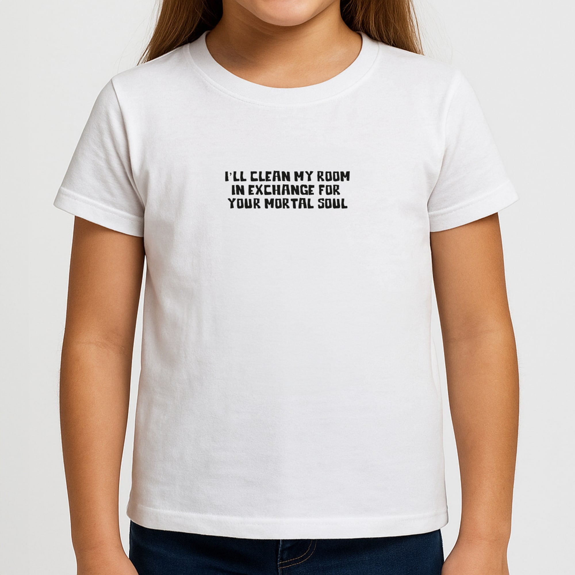 I'll Clean My Room In Exchange Wednesday Girls T-Shirt
