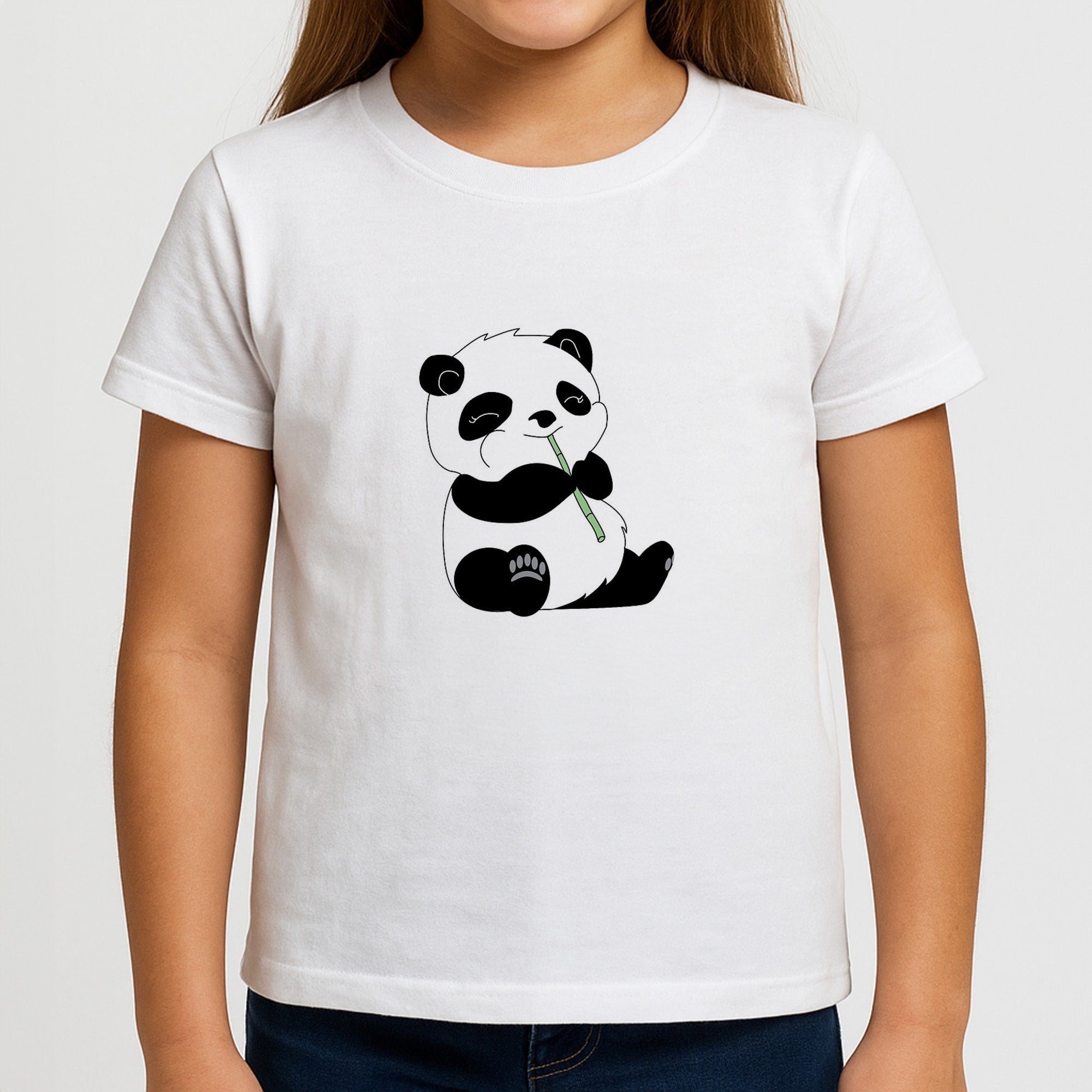 Vegan Panda Girls T-Shirt