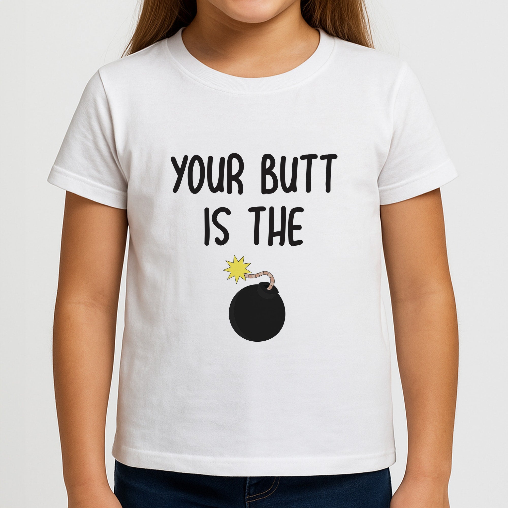 Your Butt Is The Bomb - B99 Girls T-Shirt