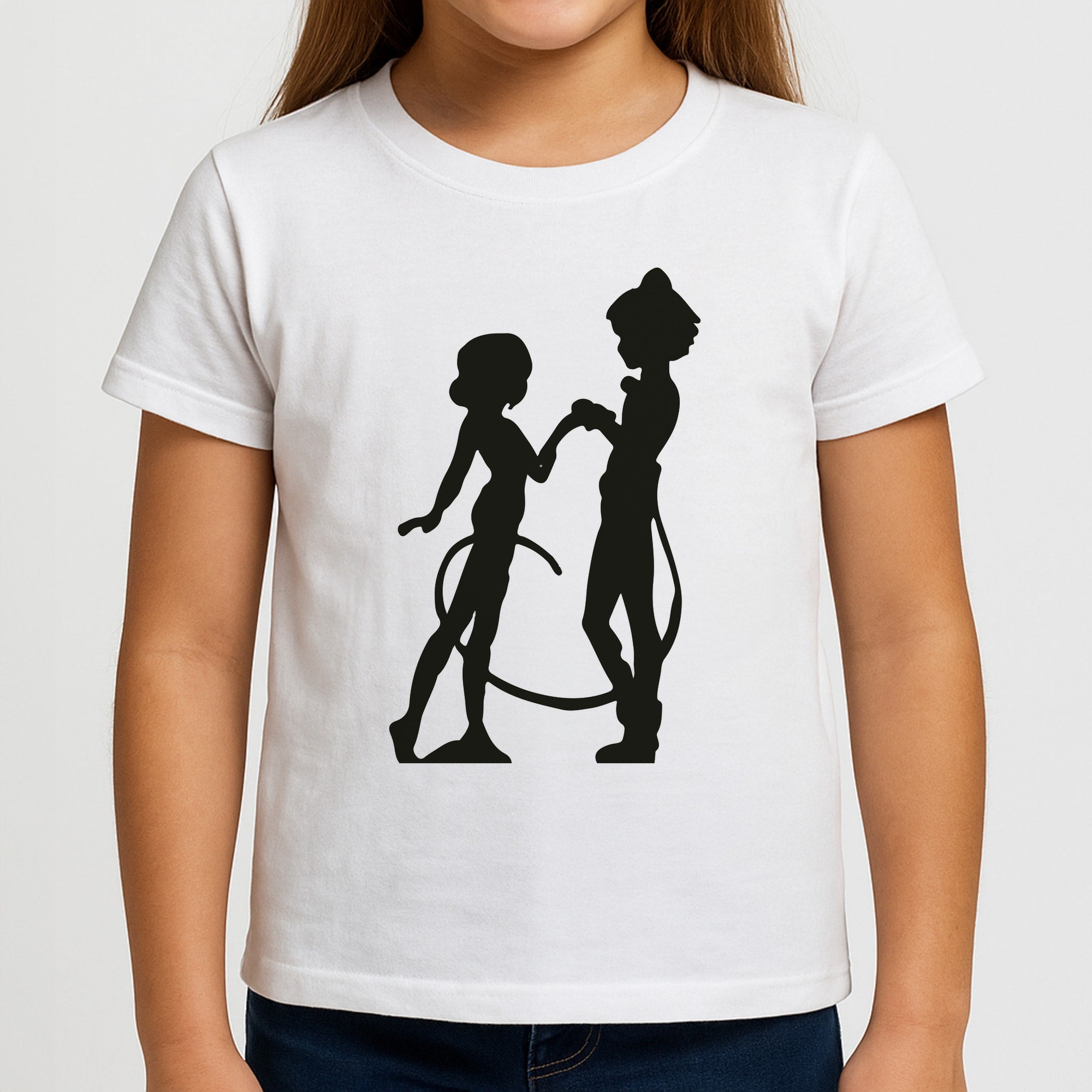 Ladybug And Cat Noir Girls T-Shirt
