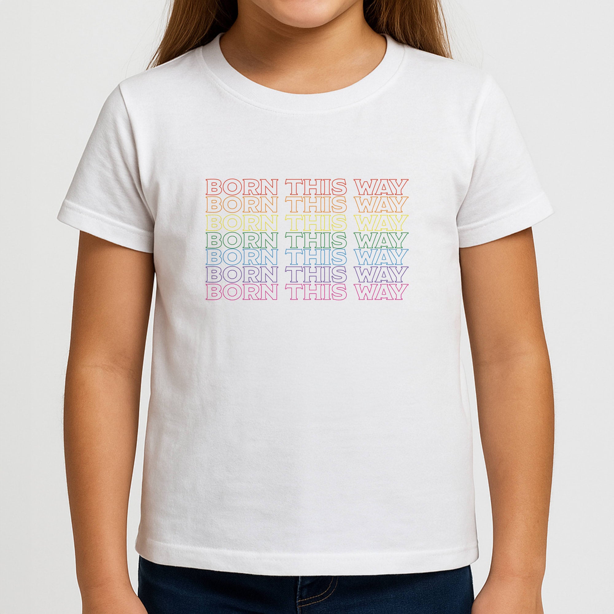 Born This Way - Pride Girls T-Shirt