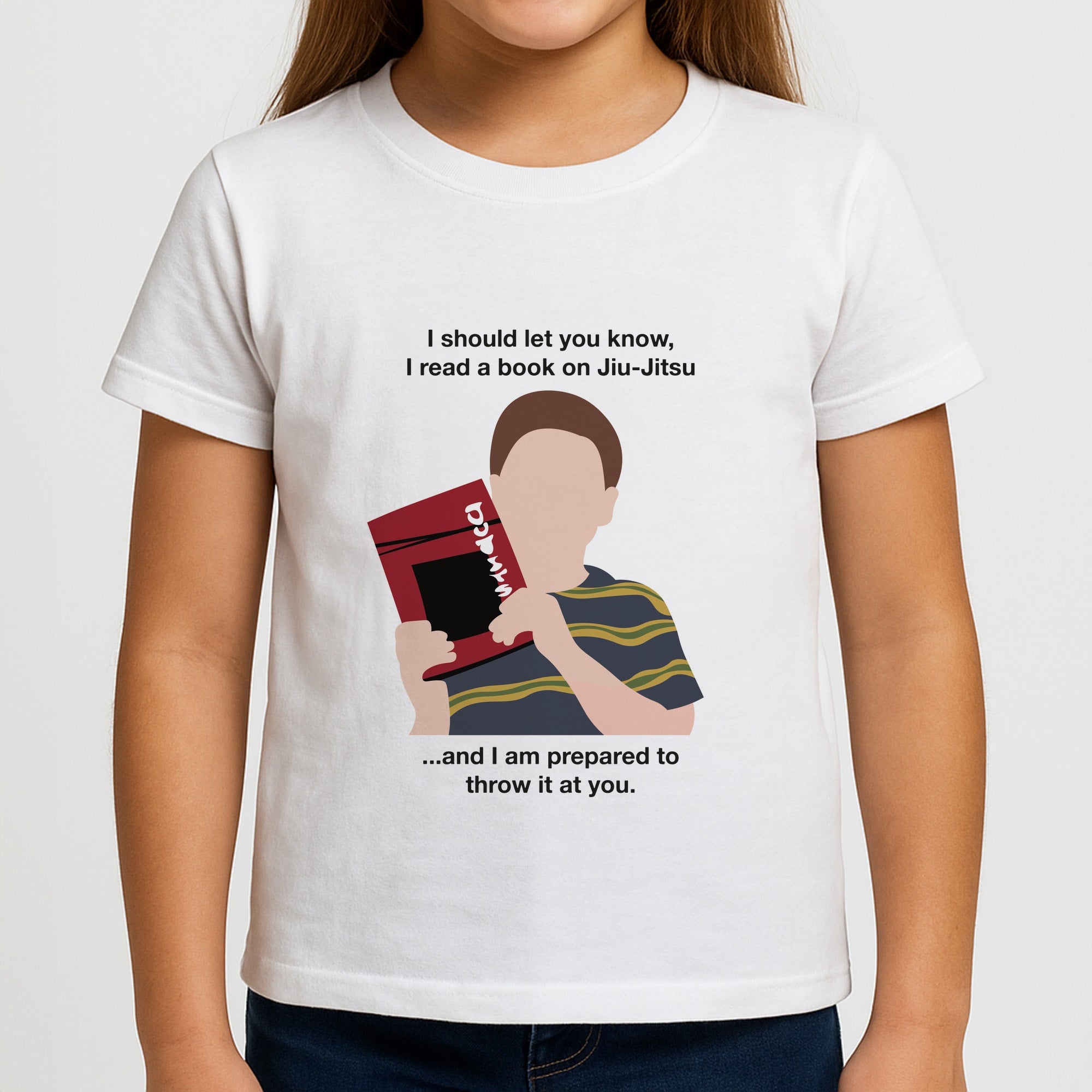 Book On Jiu-Jitsu - Sheldon Girls T-Shirt