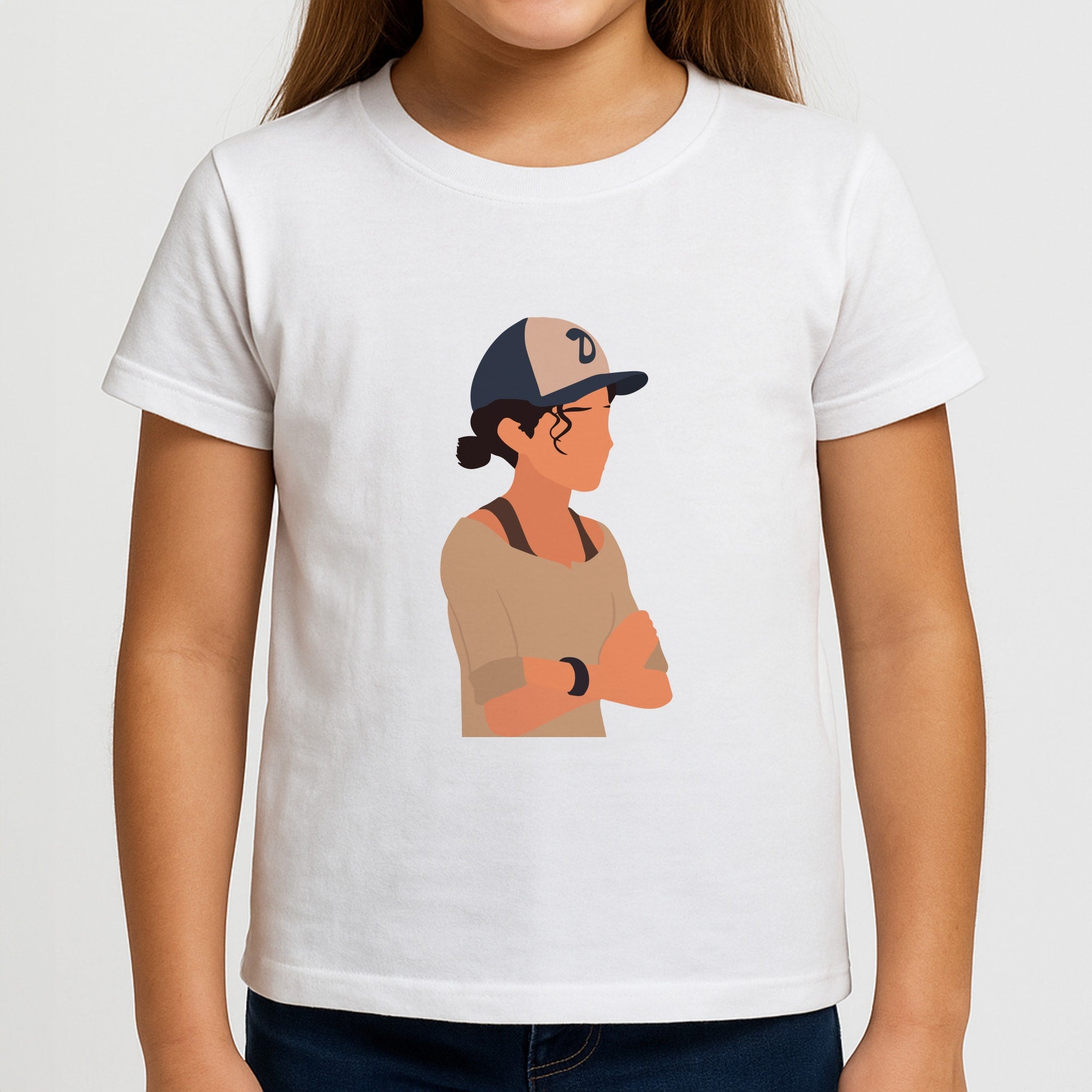Clementine Faceless - TWD Girls T-Shirt