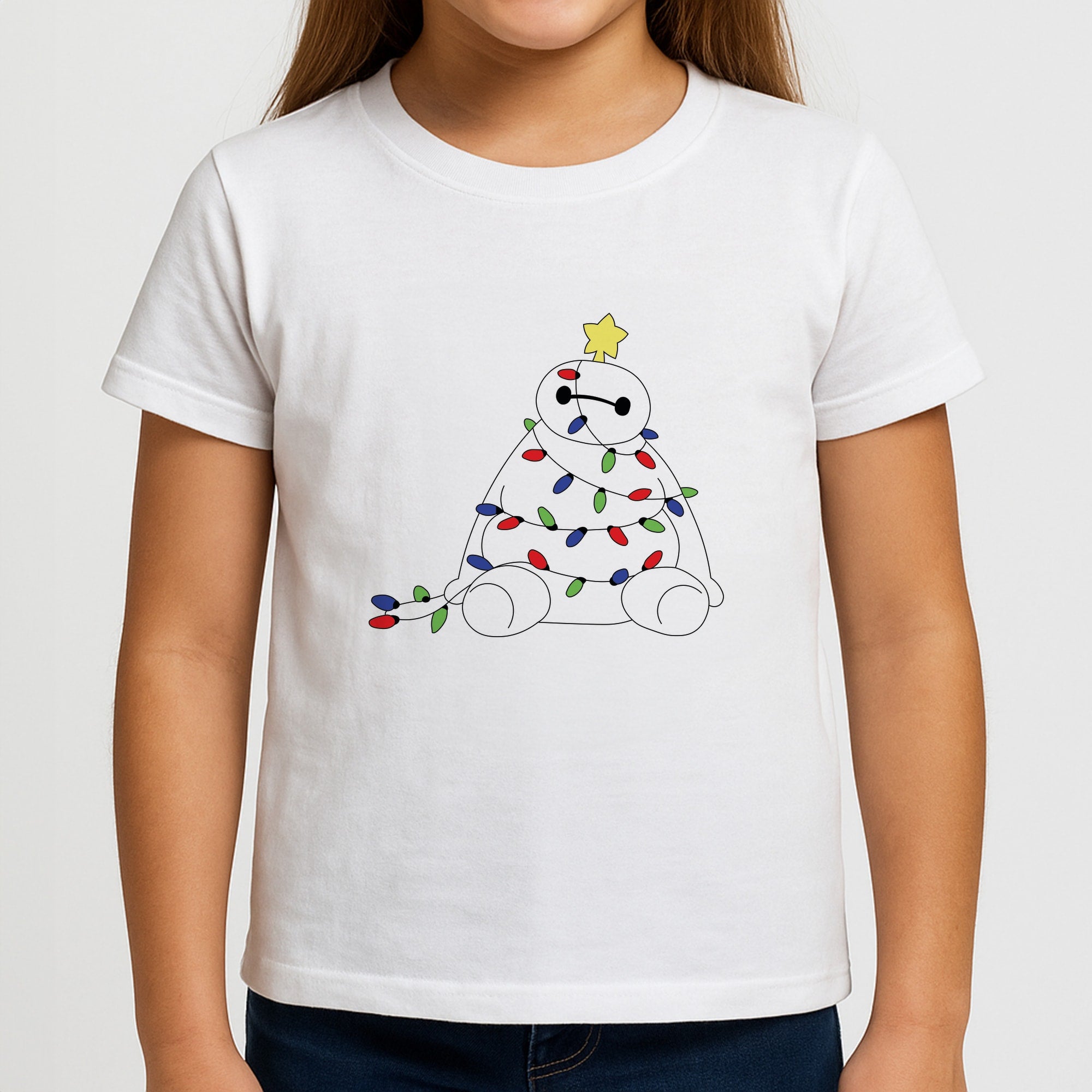 Baymax Christmas Girls T-Shirt