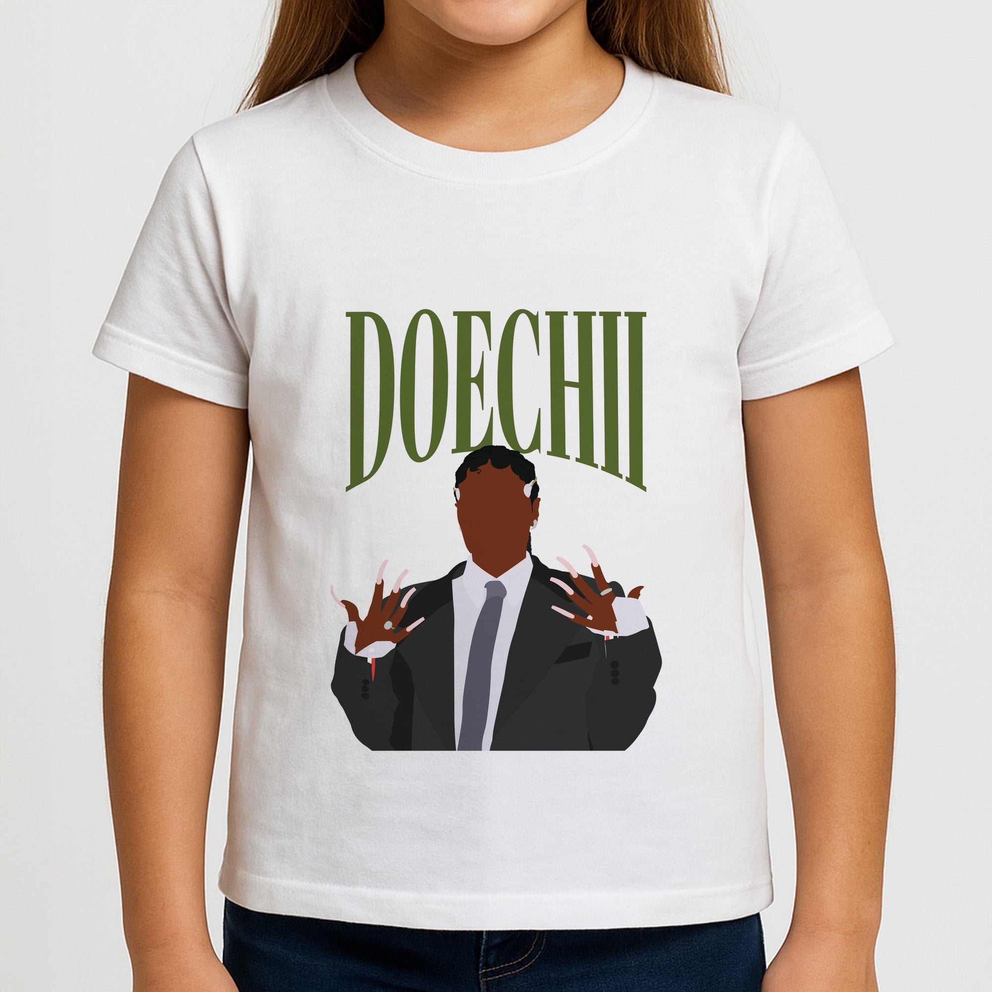 Rapper In Suit Girls T-Shirt
