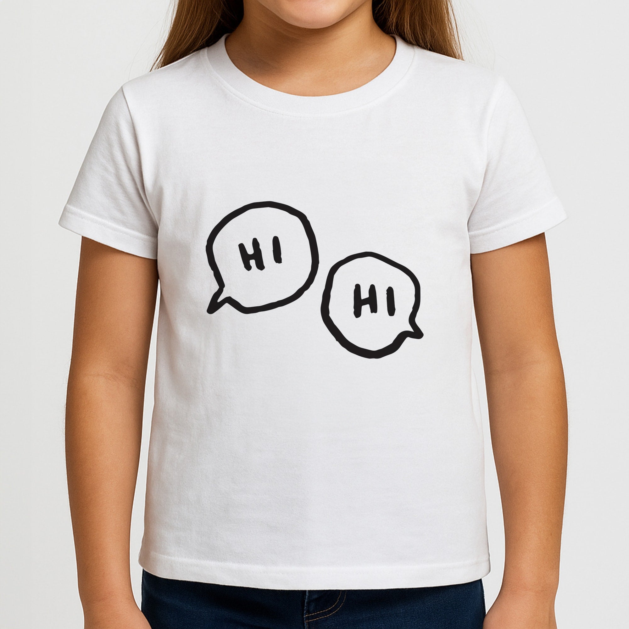 Hi Hi - Heart TV Kids T-Shirt