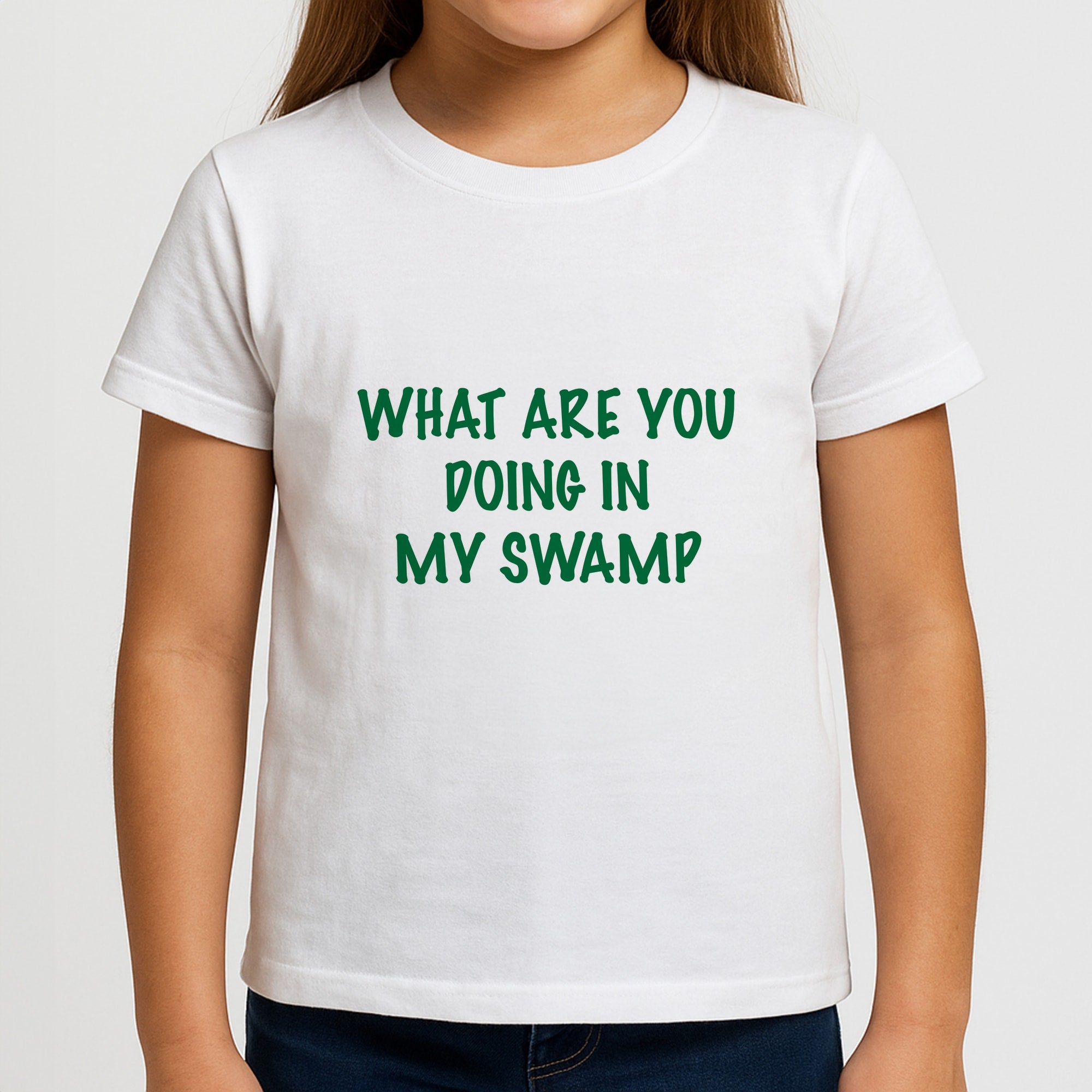 What Are You Doing In My Swamp - Green Ogre Kids T-Shirt