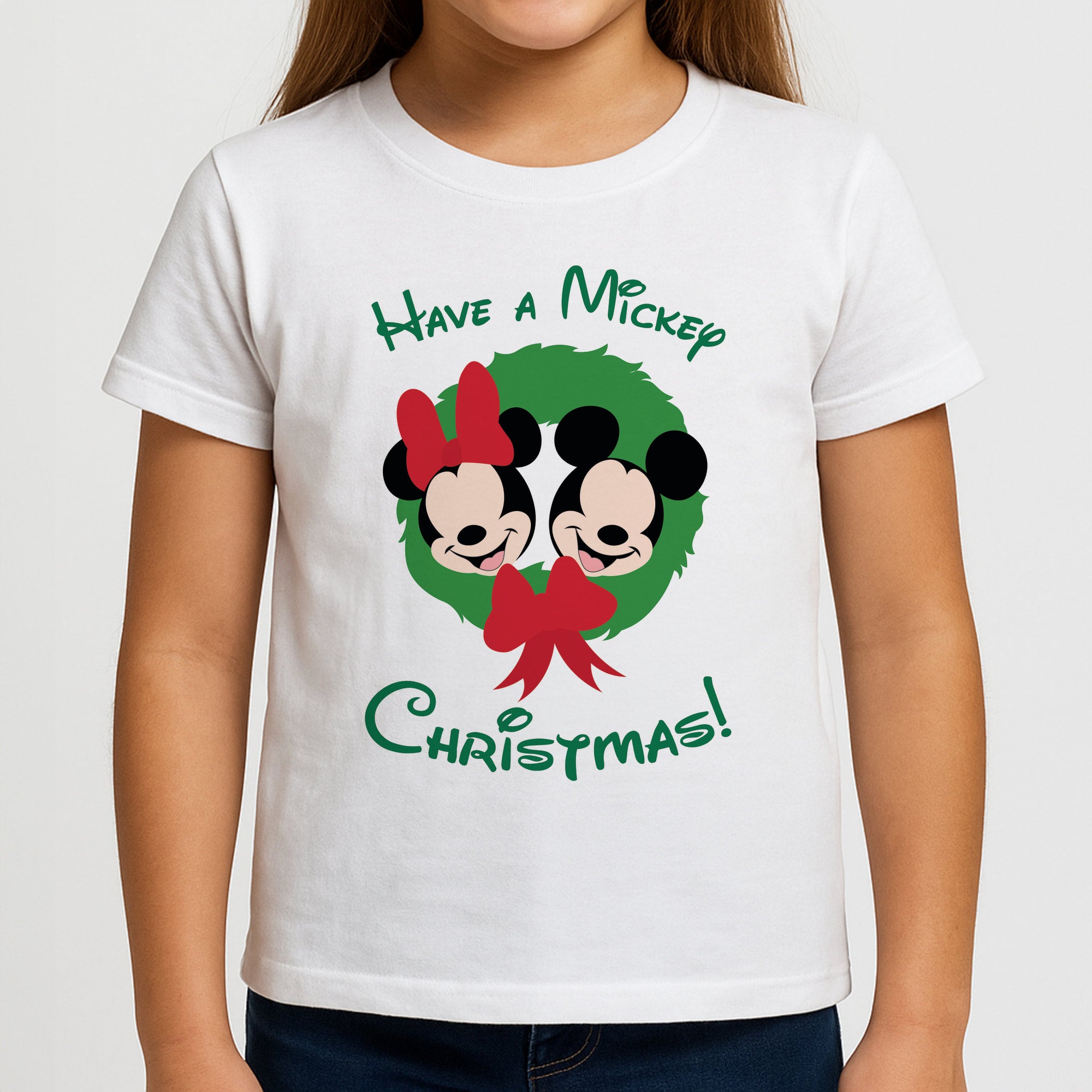 Have A Mickey Christmas Girls T-Shirt
