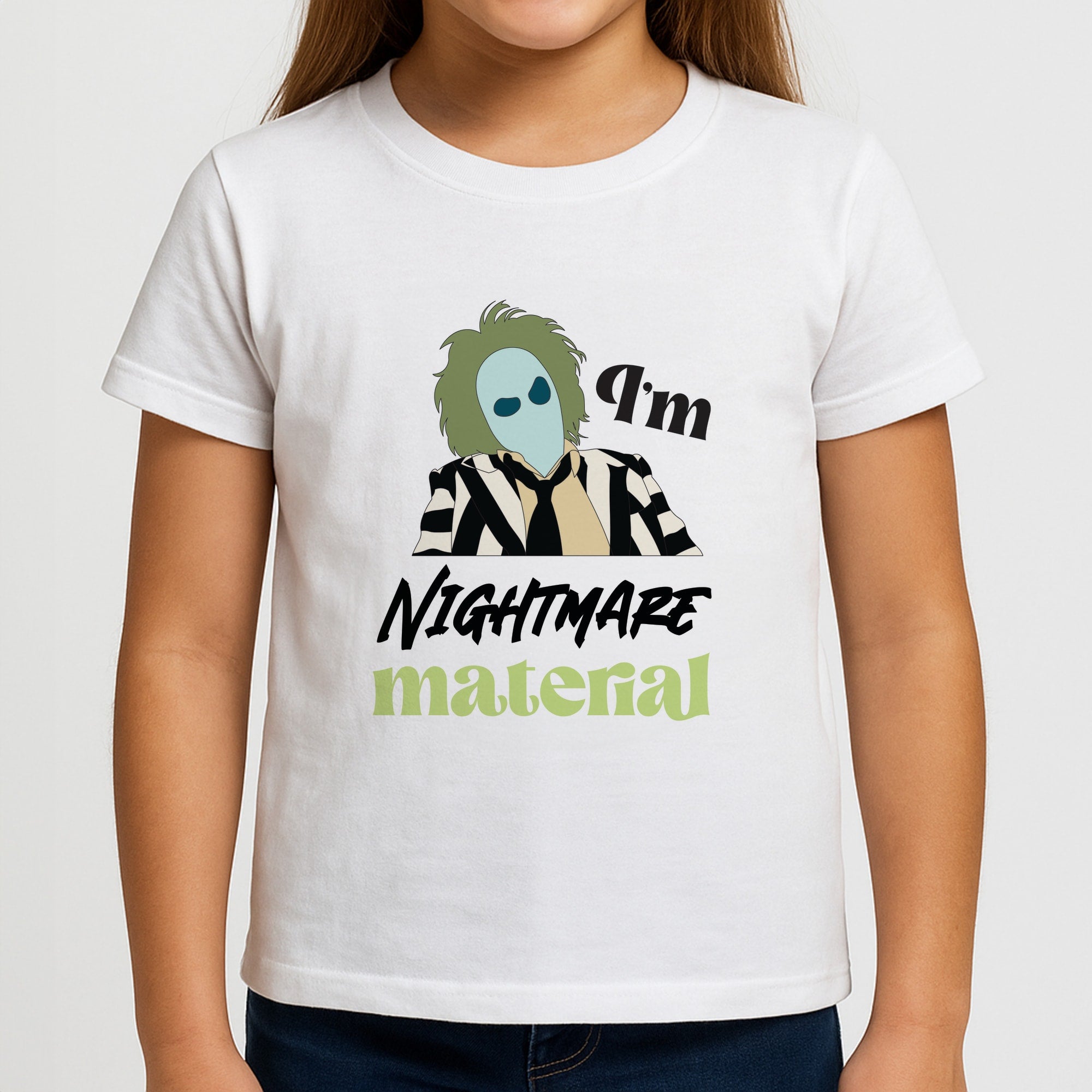 I'm Nightmare Material Girls T-Shirt