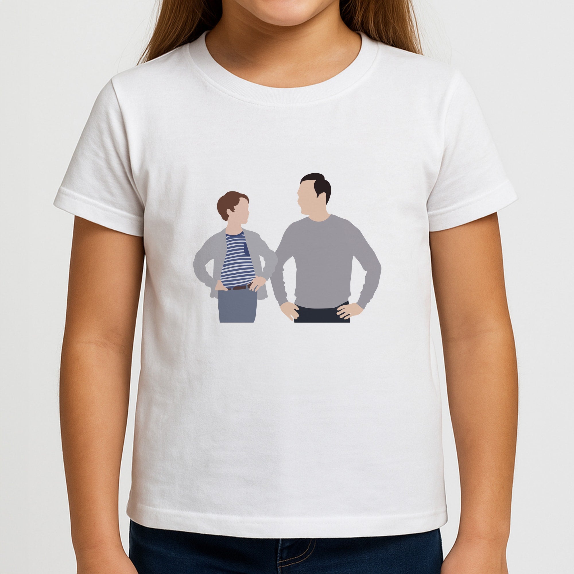 Big And Little Sheldon - Sheldon Girls T-Shirt