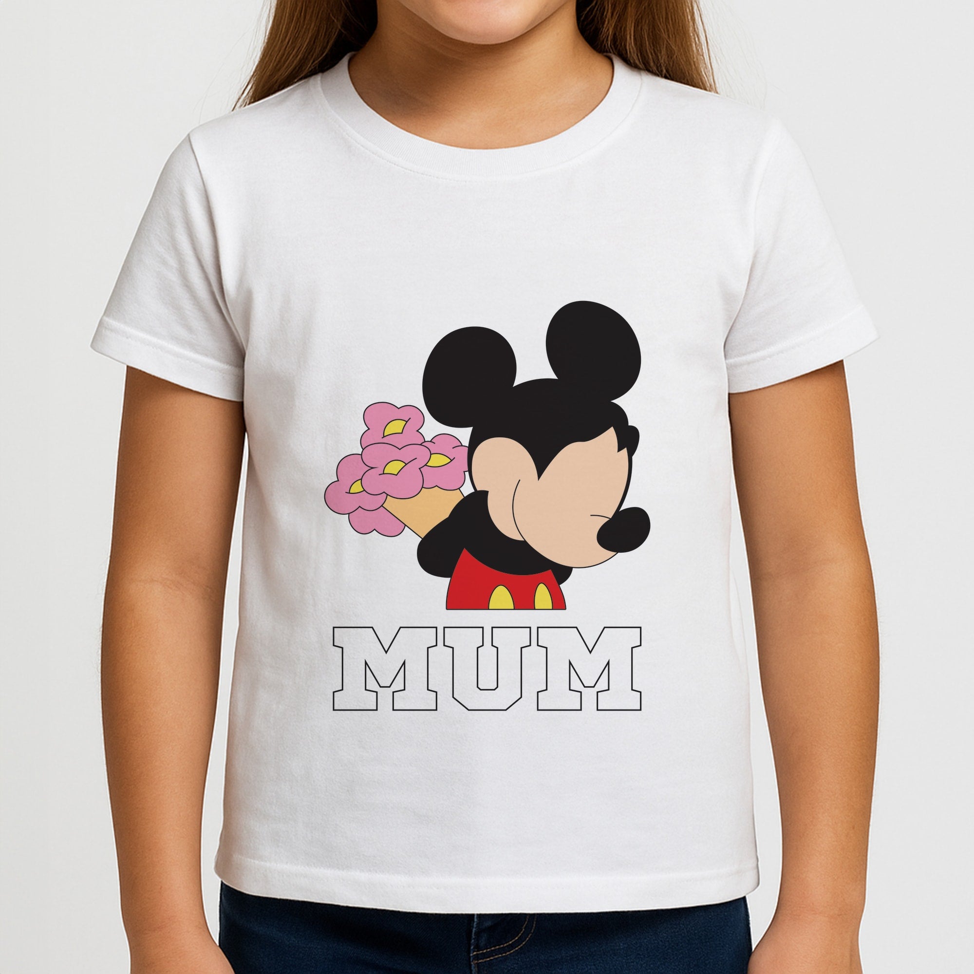 Mouse Mum  Girls T-Shirt