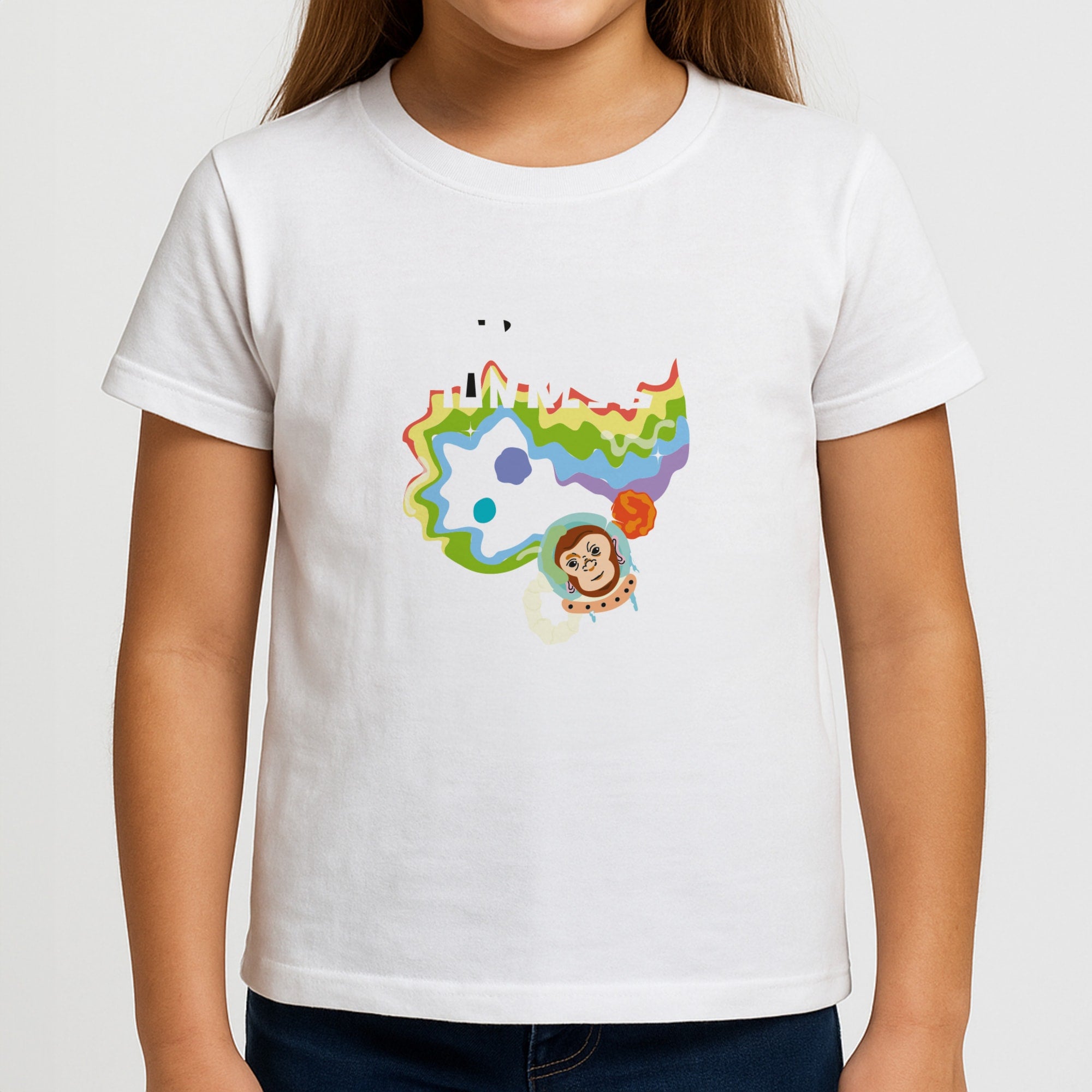 A Monkeys - Pink Girls T-Shirt