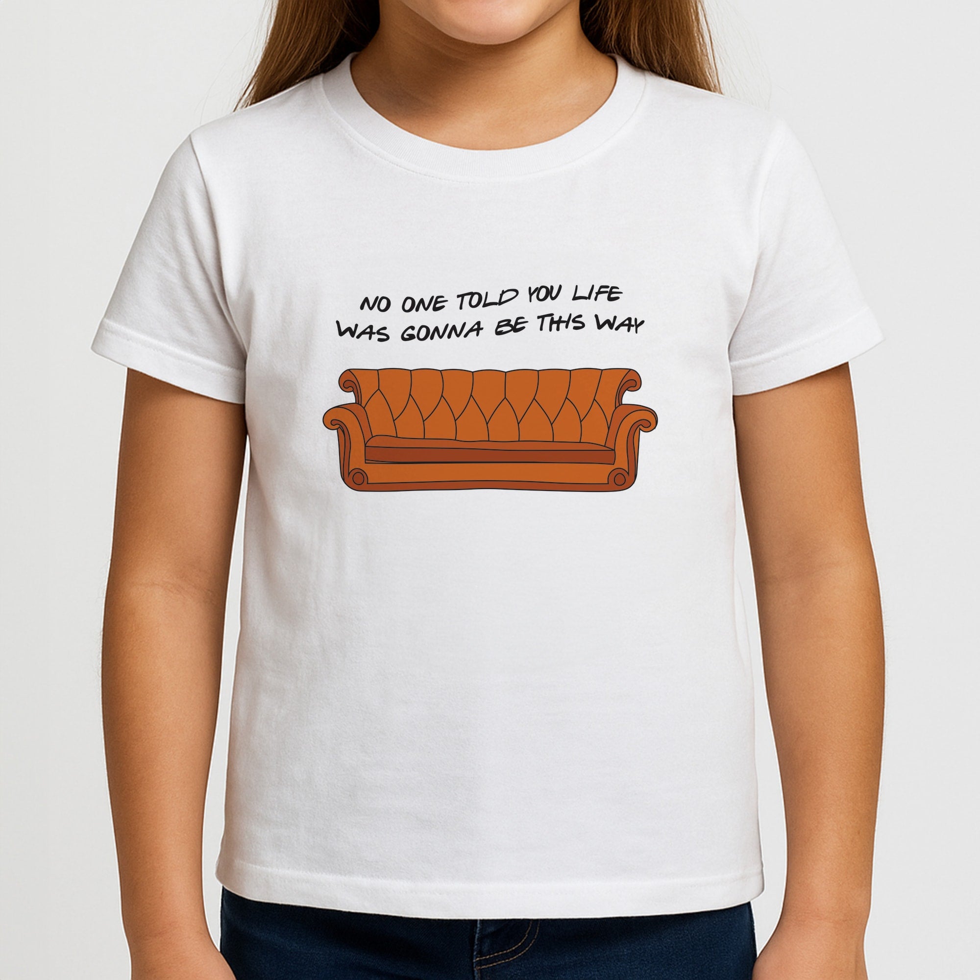 No One Told You Pattern Girls T-Shirt