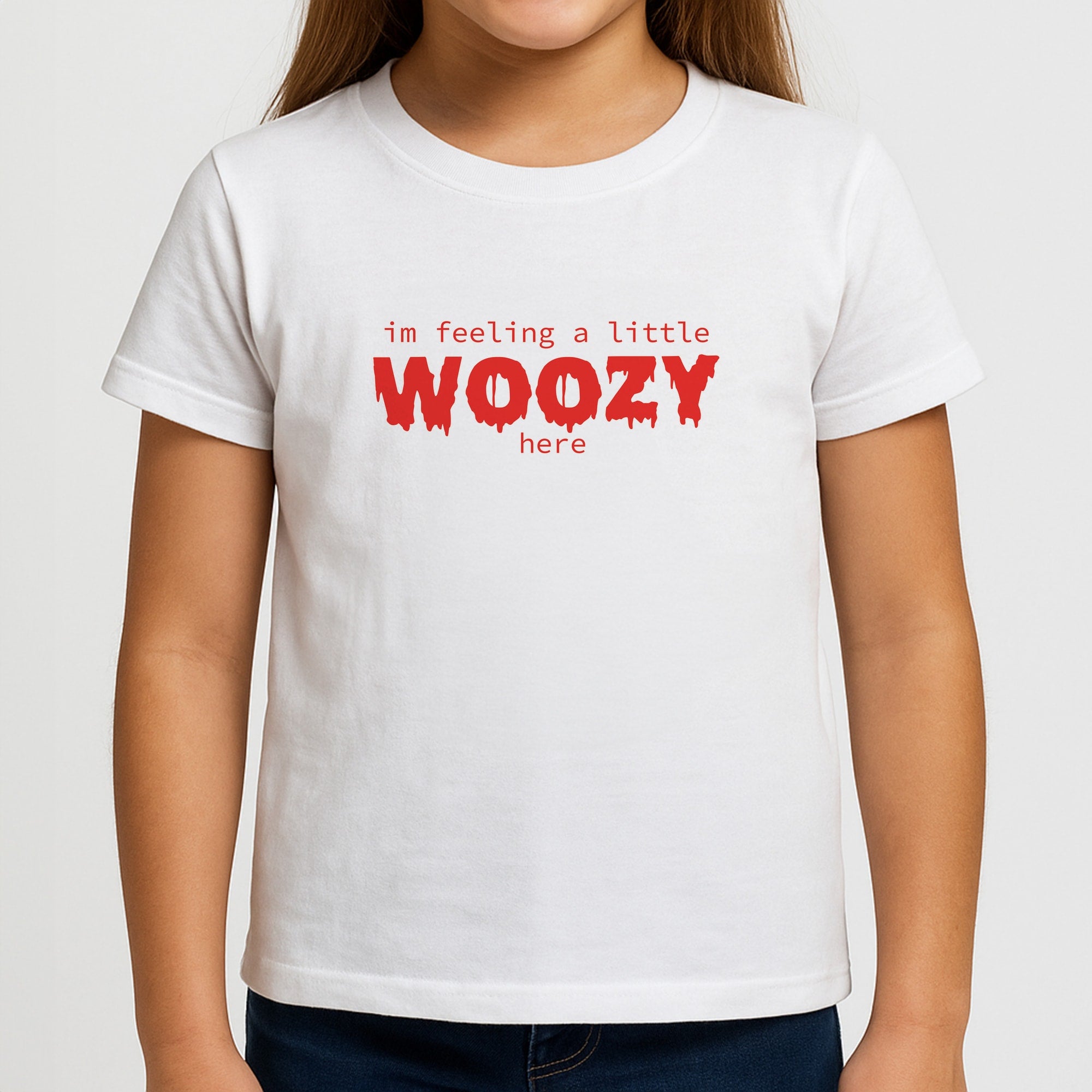 Im Feeling A Little Woozy Here - Halloween Girls T-Shirt